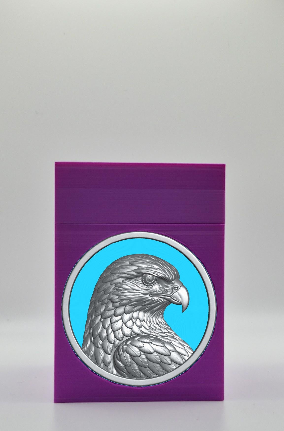 Eagle Card Box — Purple
