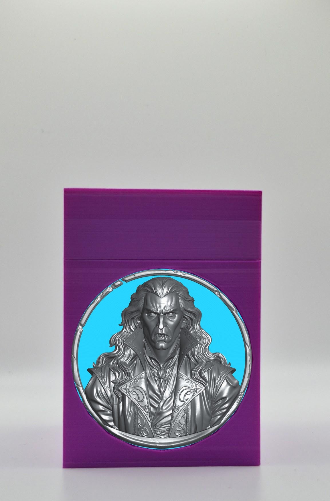 Gothic Vampire Card Box — Purple