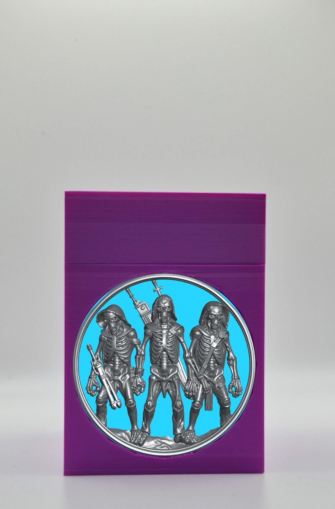 Skeleton Army Card Box — Purple
