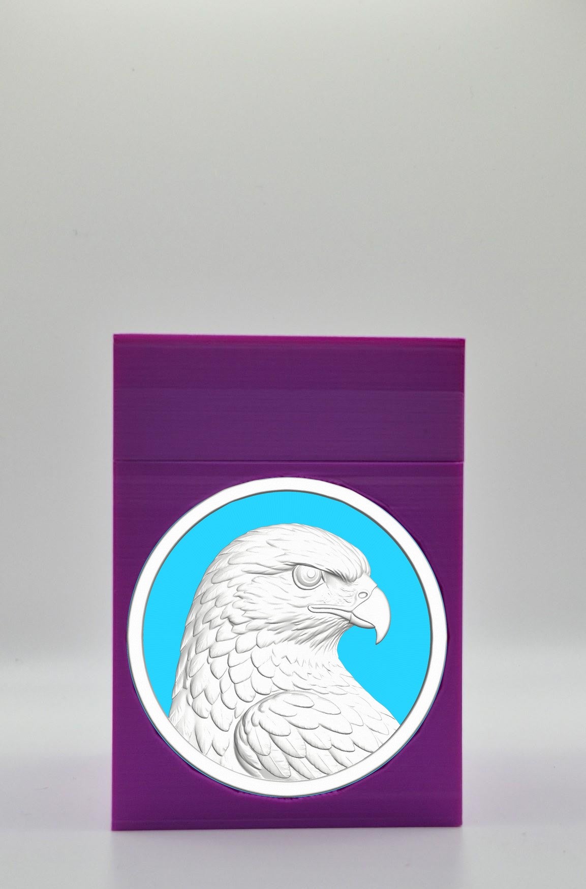 Eagle Card Box — Purple
