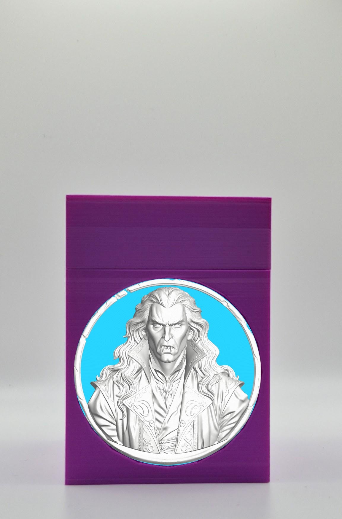 Gothic Vampire Card Box — Purple