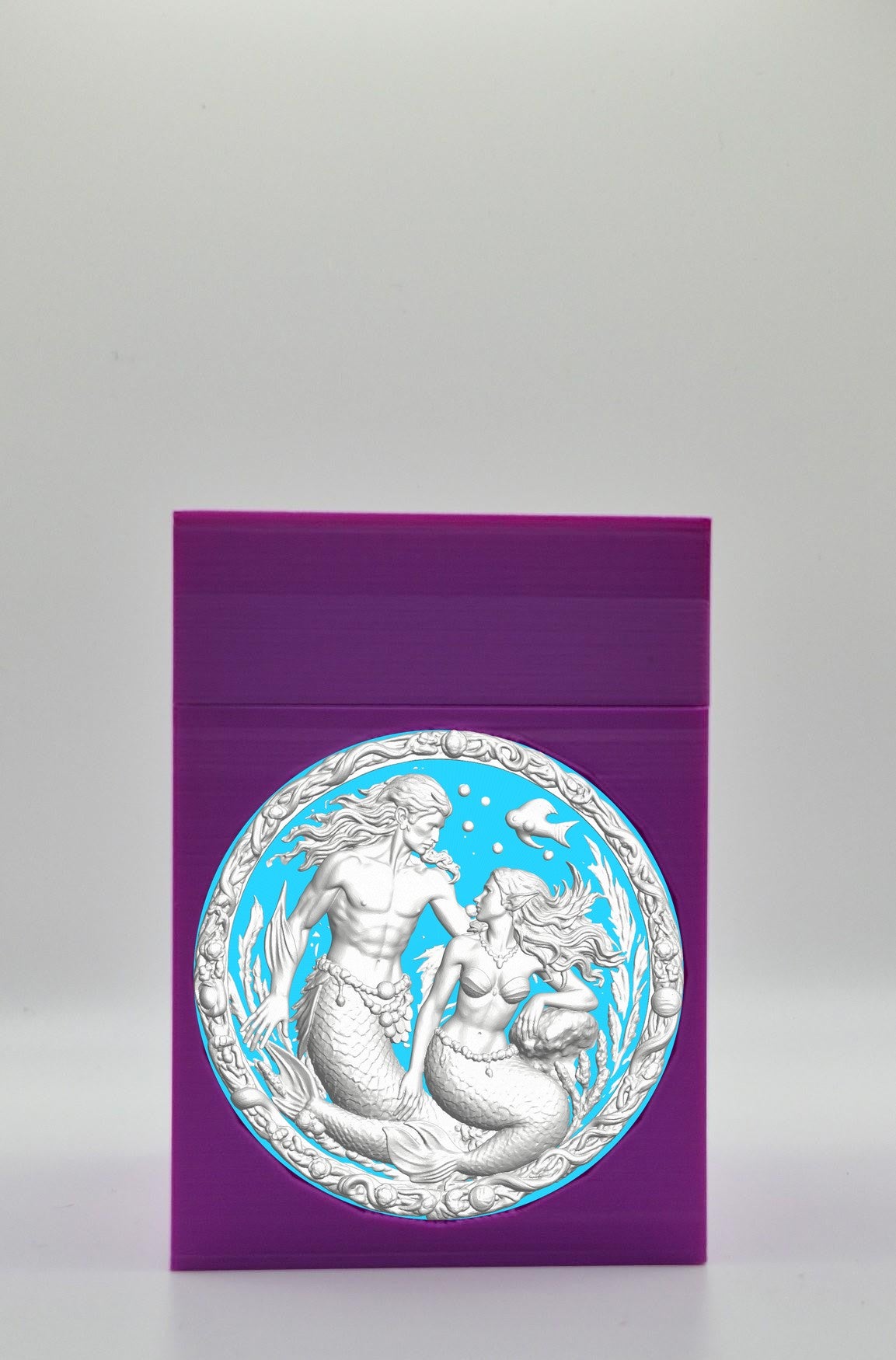 Merfolk Card Box — Purple