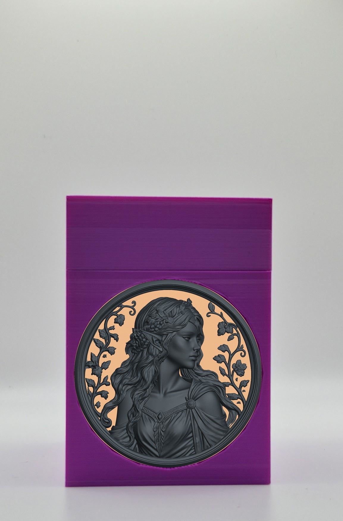 Elf Maiden Card Box — Purple