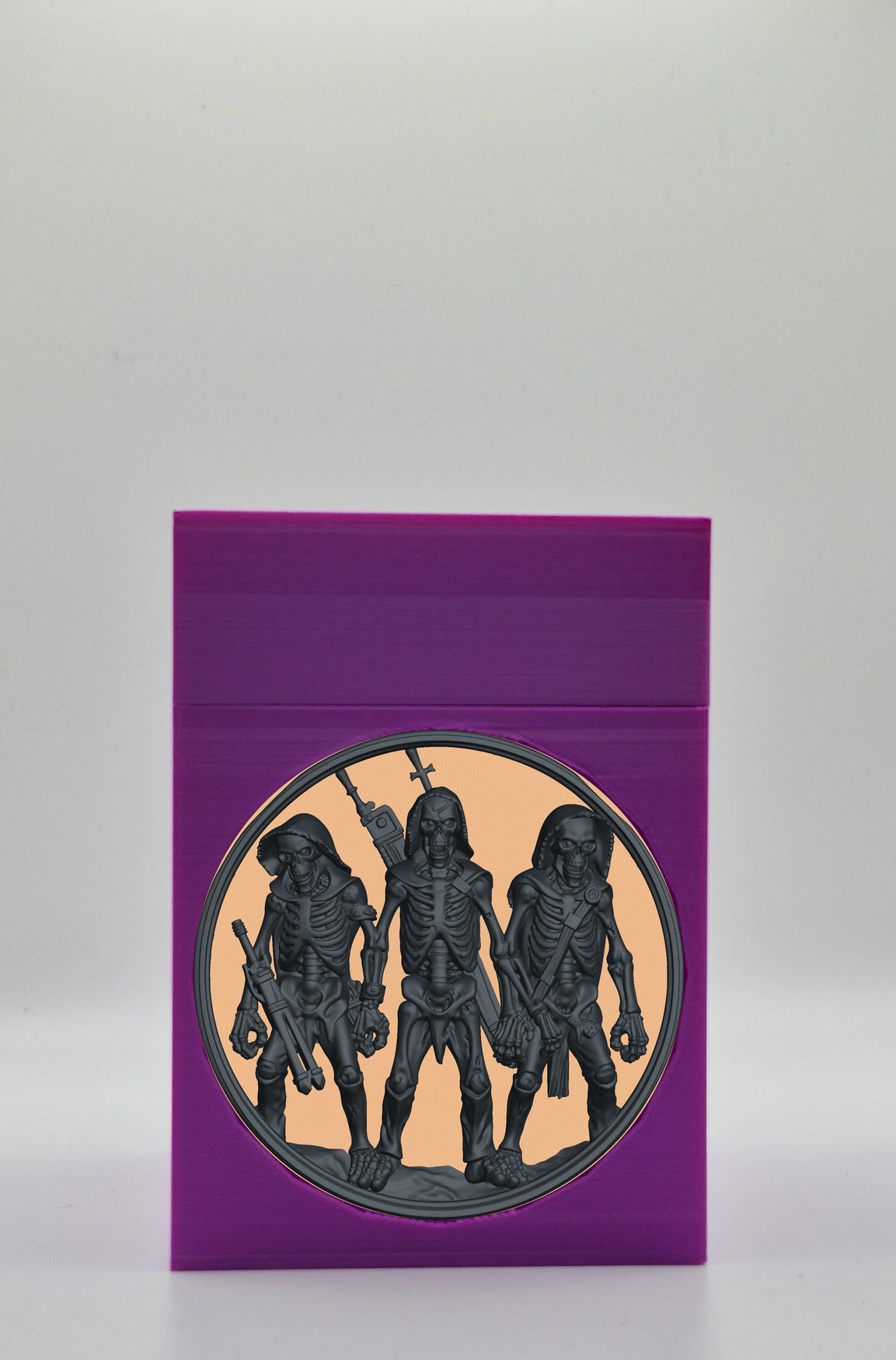 Skeleton Army Card Box — Purple