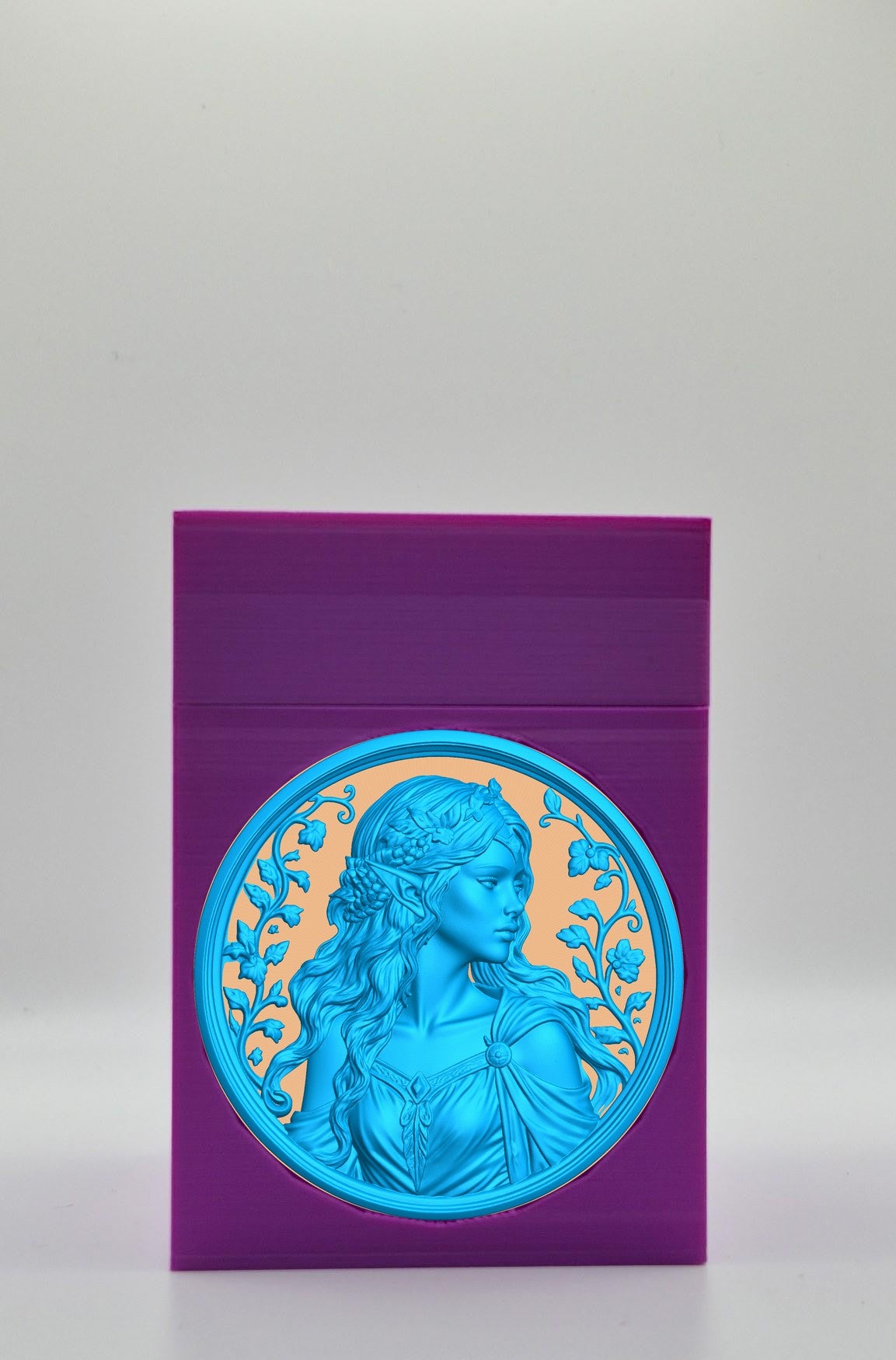 Elf Maiden Card Box — Purple