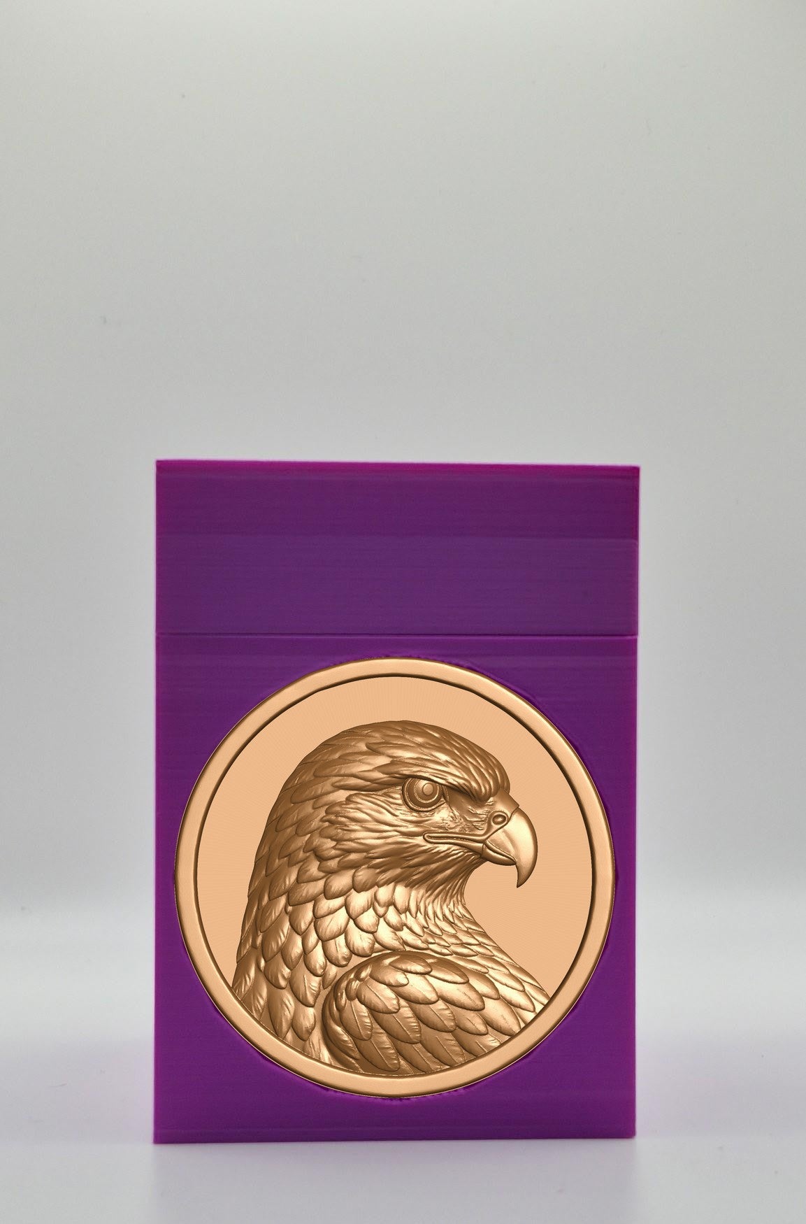 Eagle Card Box — Purple