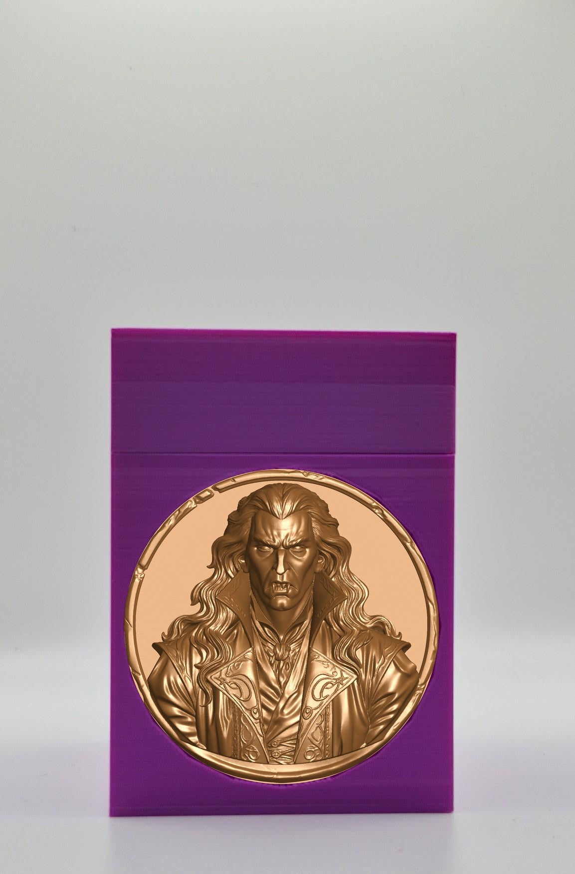 Gothic Vampire Card Box — Purple