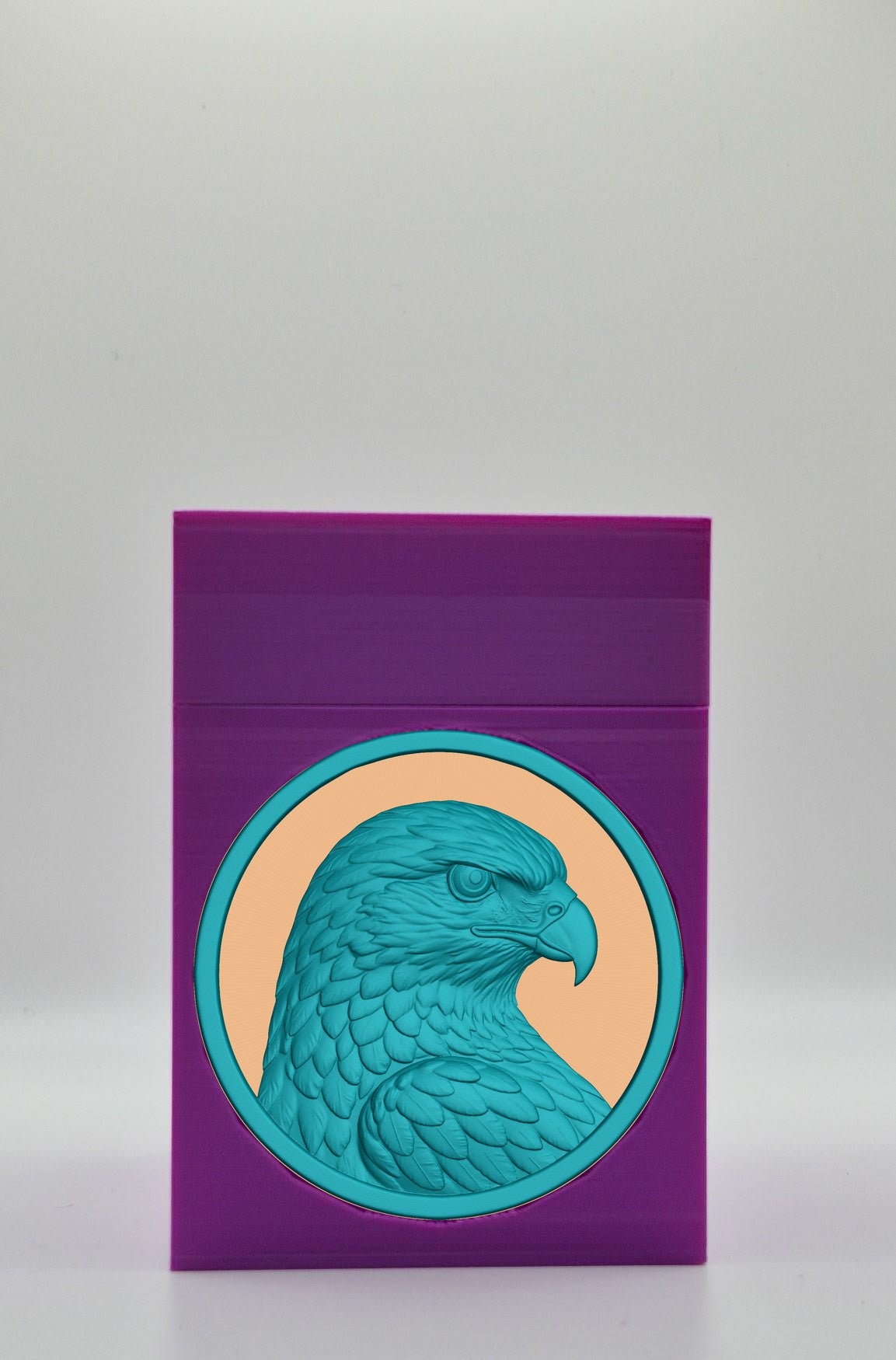 Eagle Card Box — Purple
