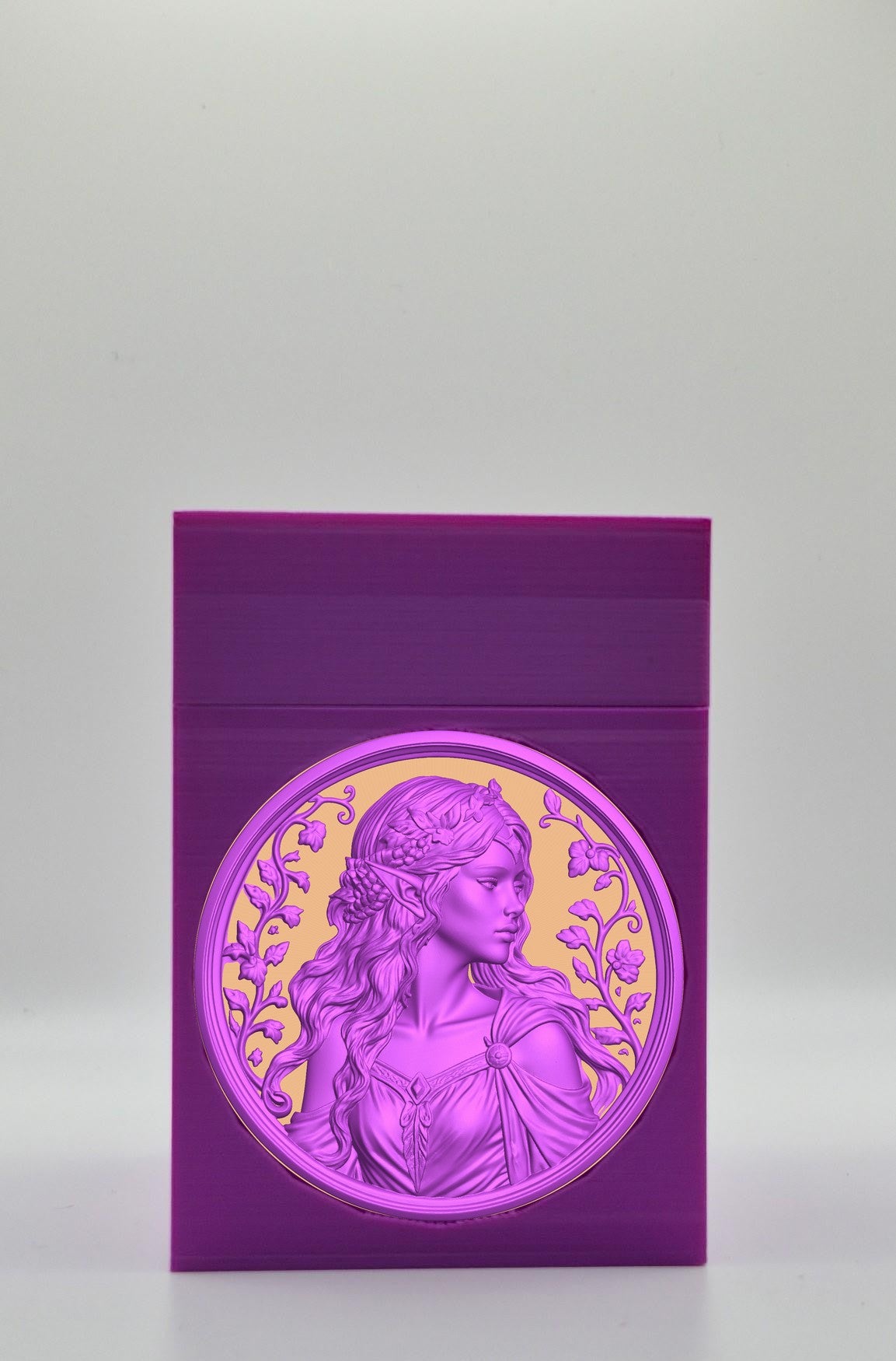 Elf Maiden Card Box — Purple
