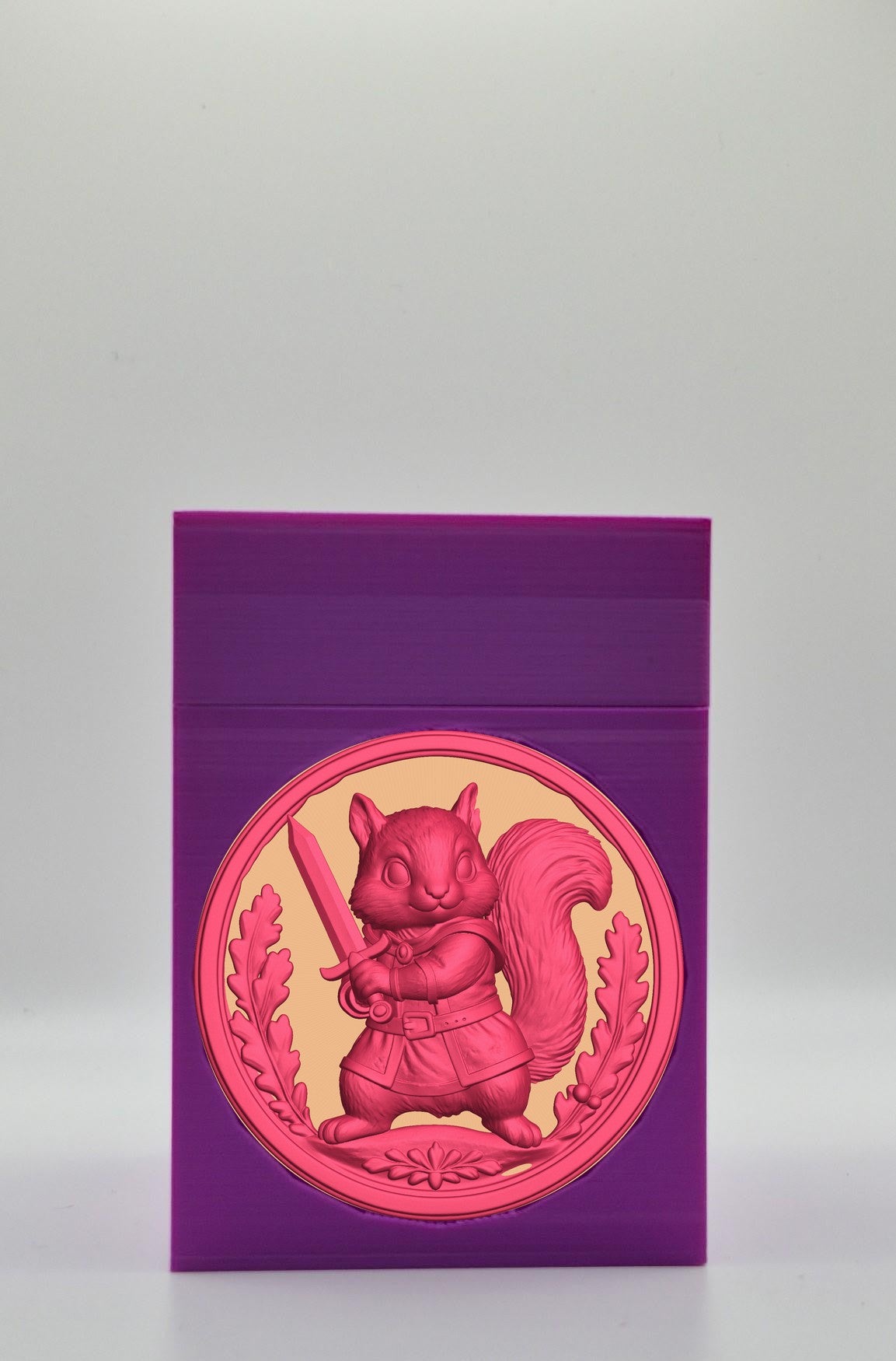 Squirrel Card Box — Purple