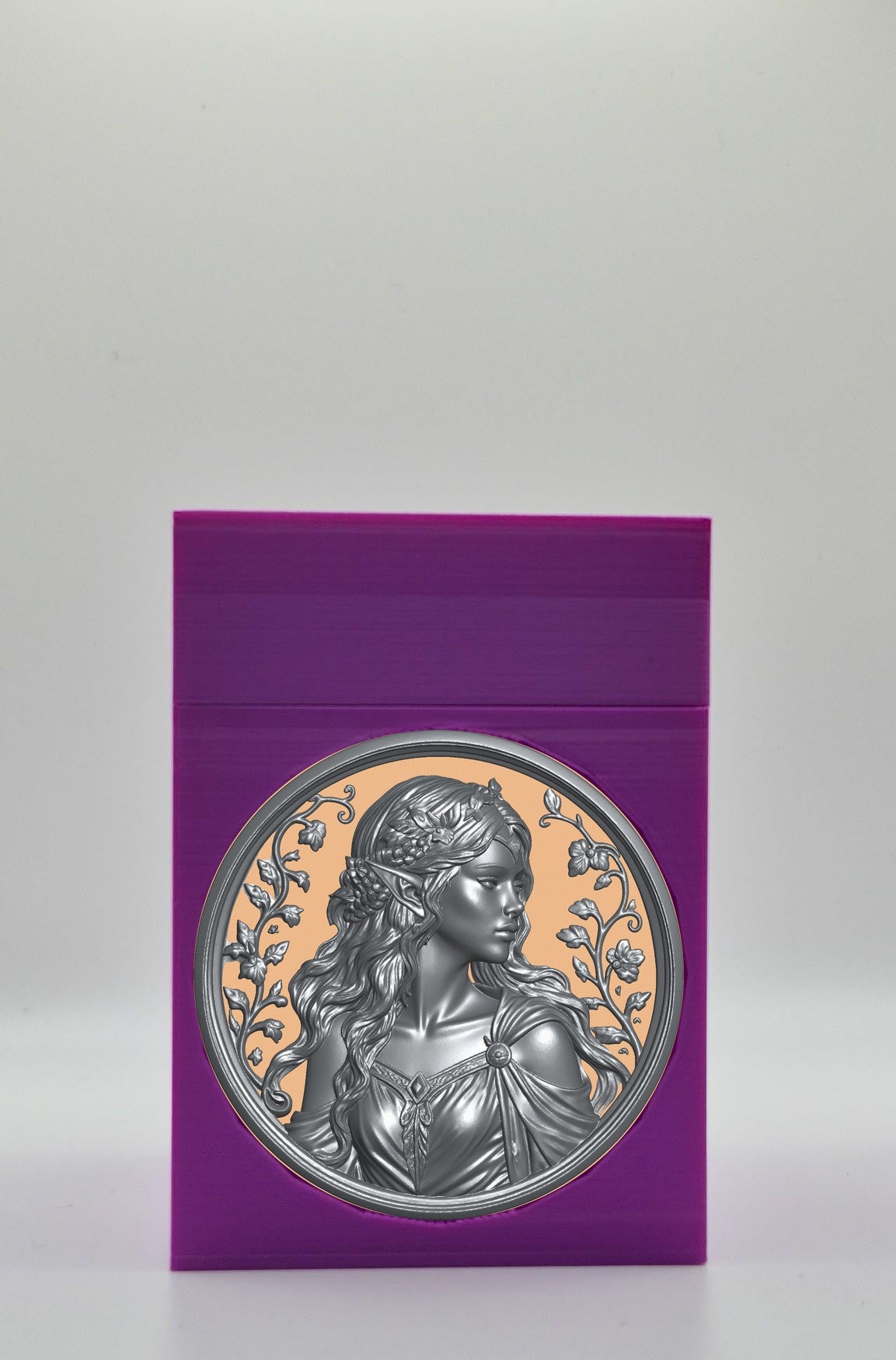 Elf Maiden Card Box — Purple