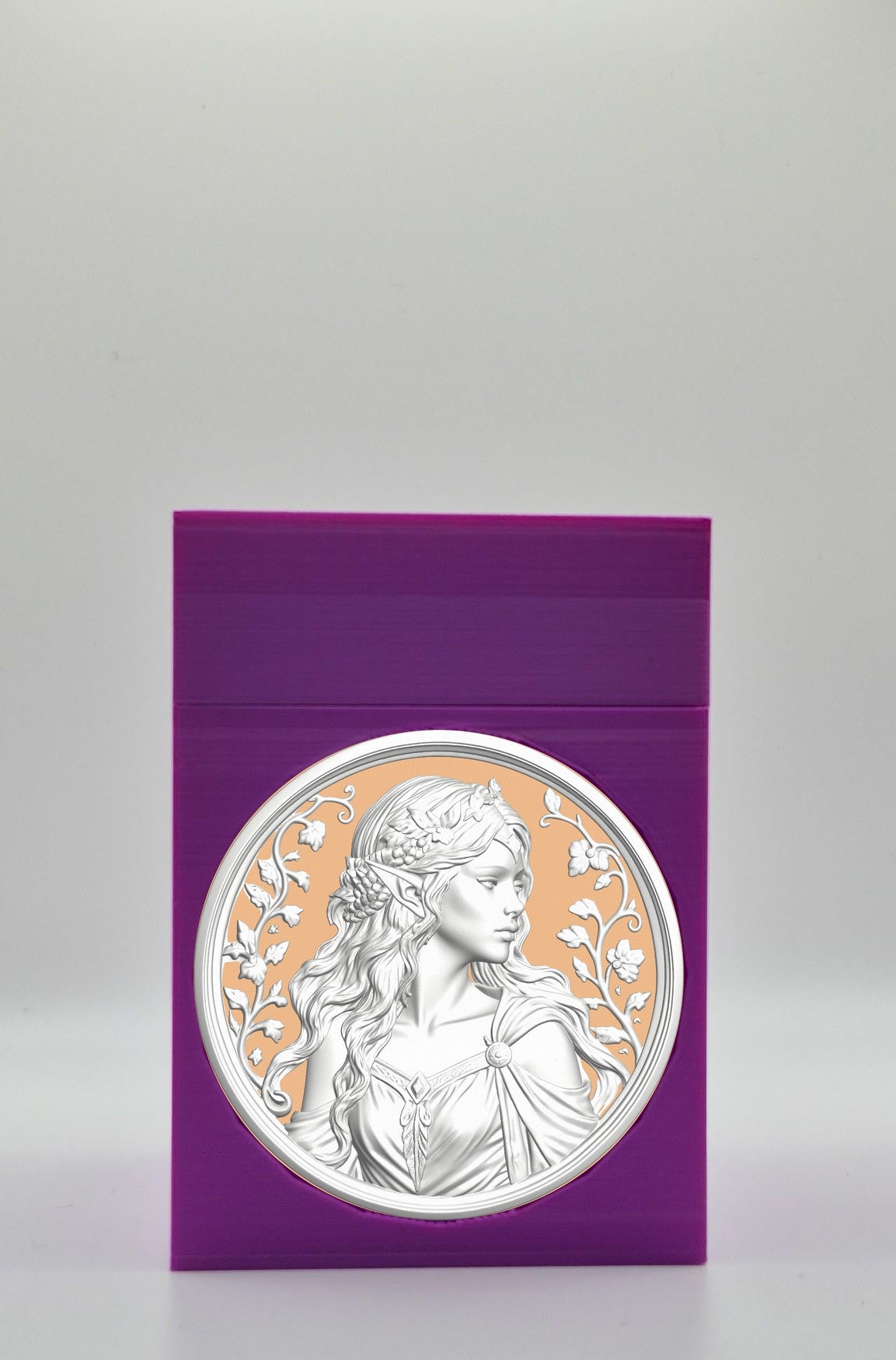 Elf Maiden Card Box — Purple