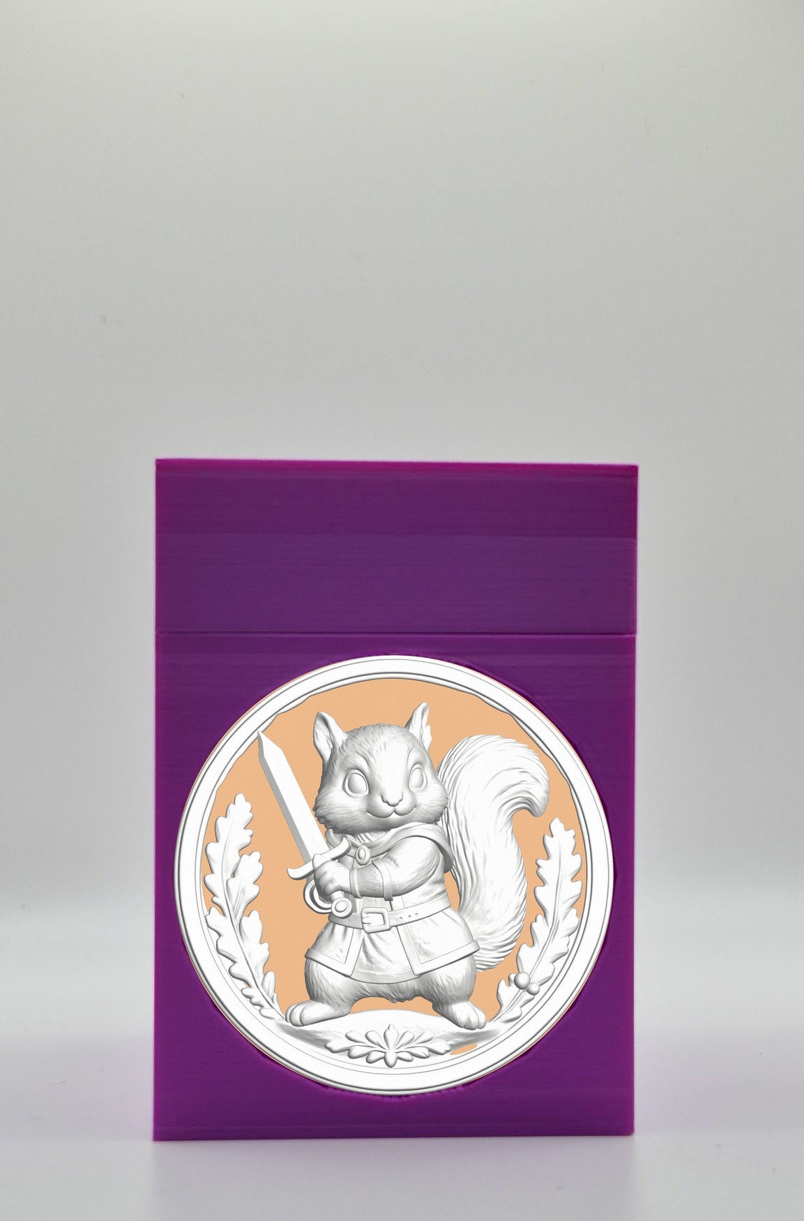 Squirrel Card Box — Purple