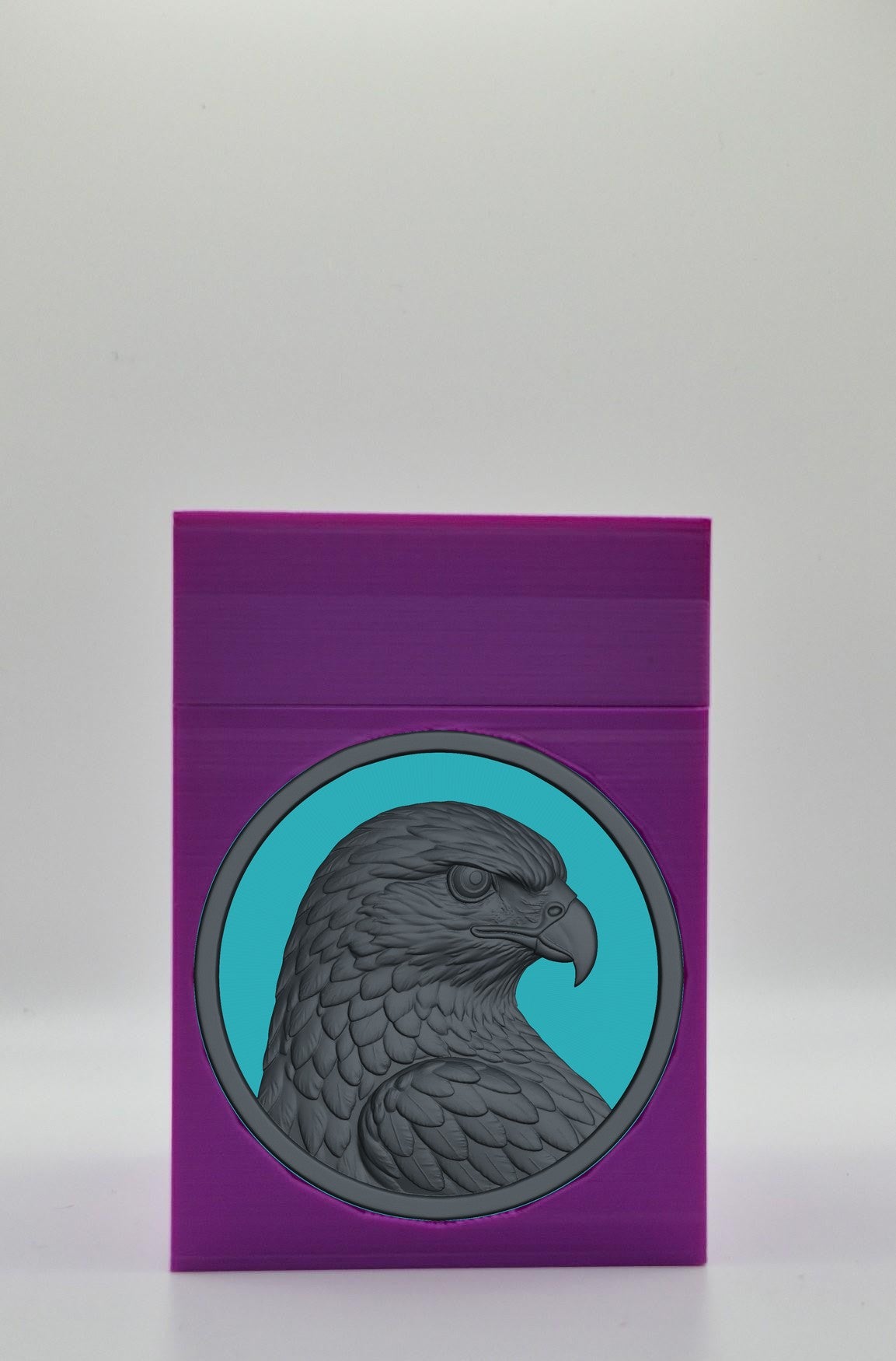 Eagle Card Box — Purple