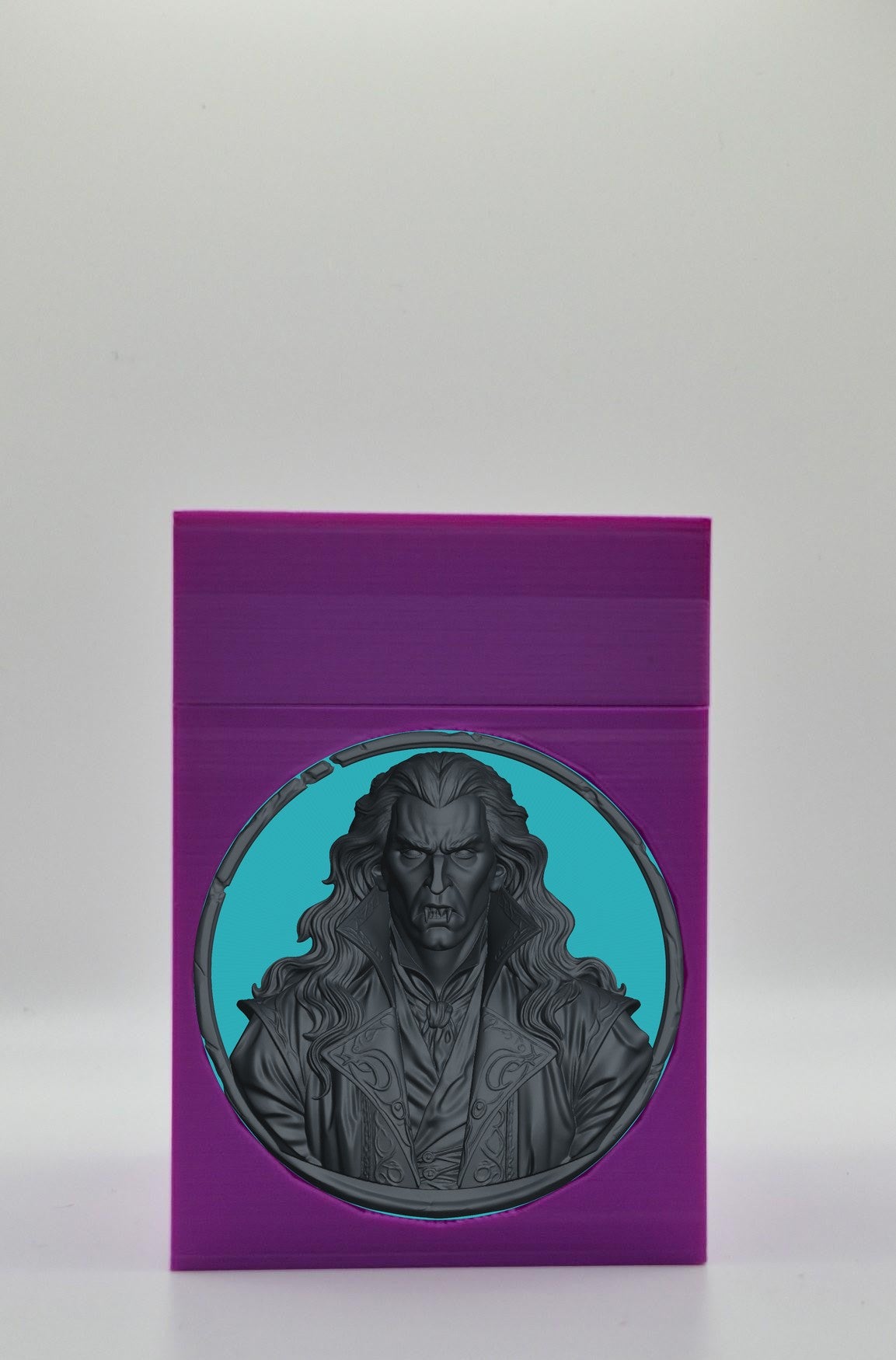 Gothic Vampire Card Box — Purple