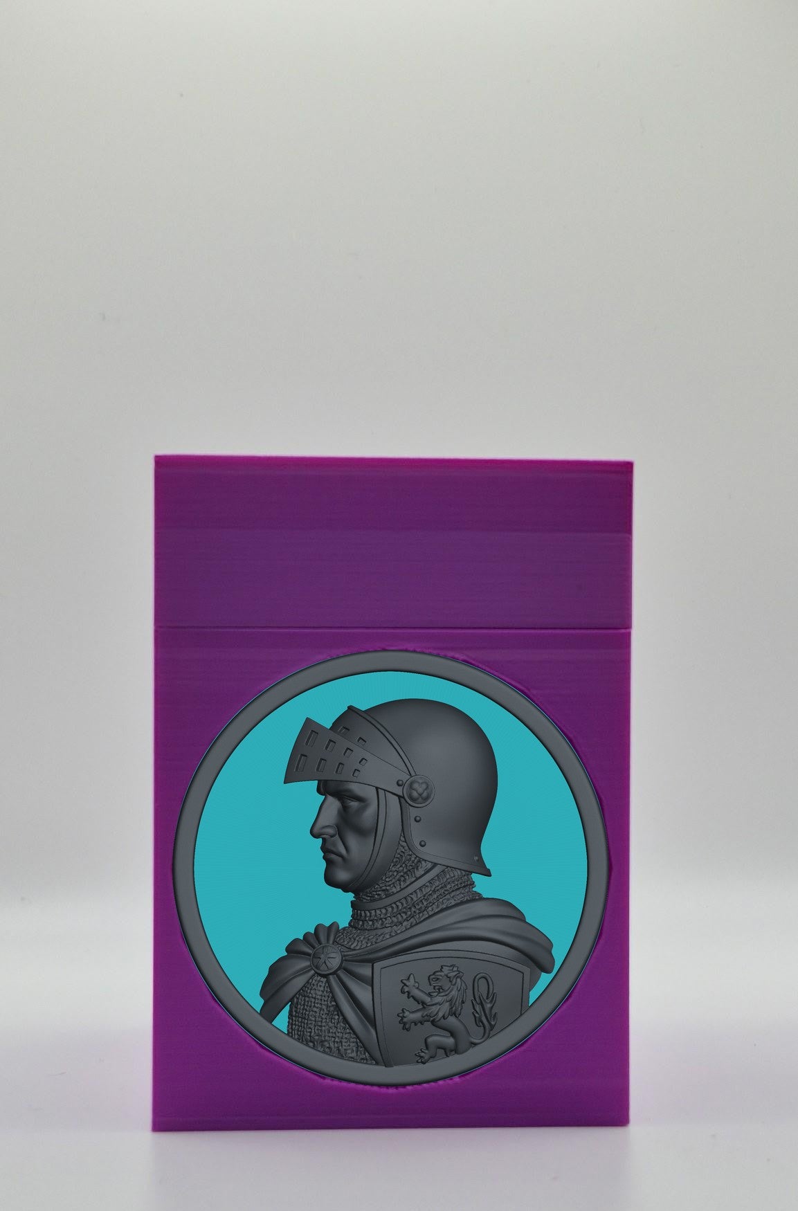 Knight Card Box — Purple