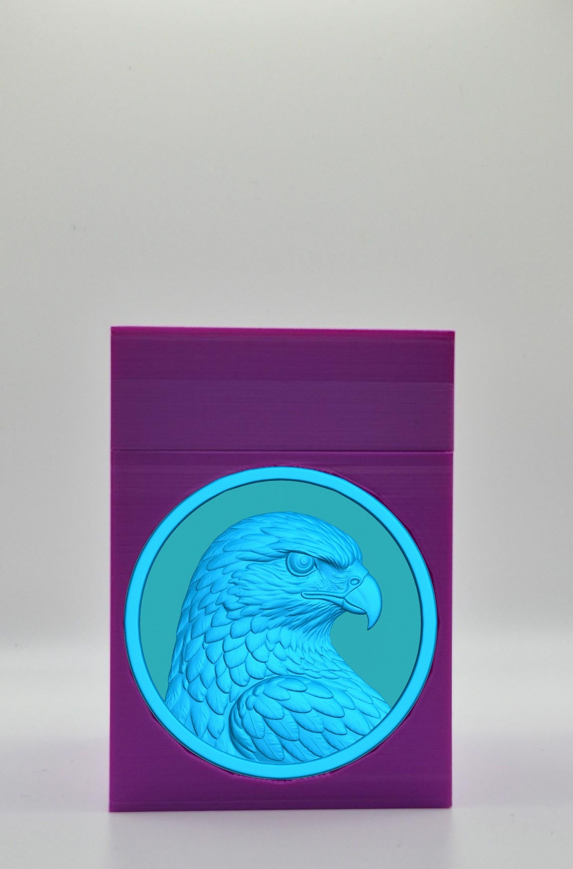 Eagle Card Box — Purple