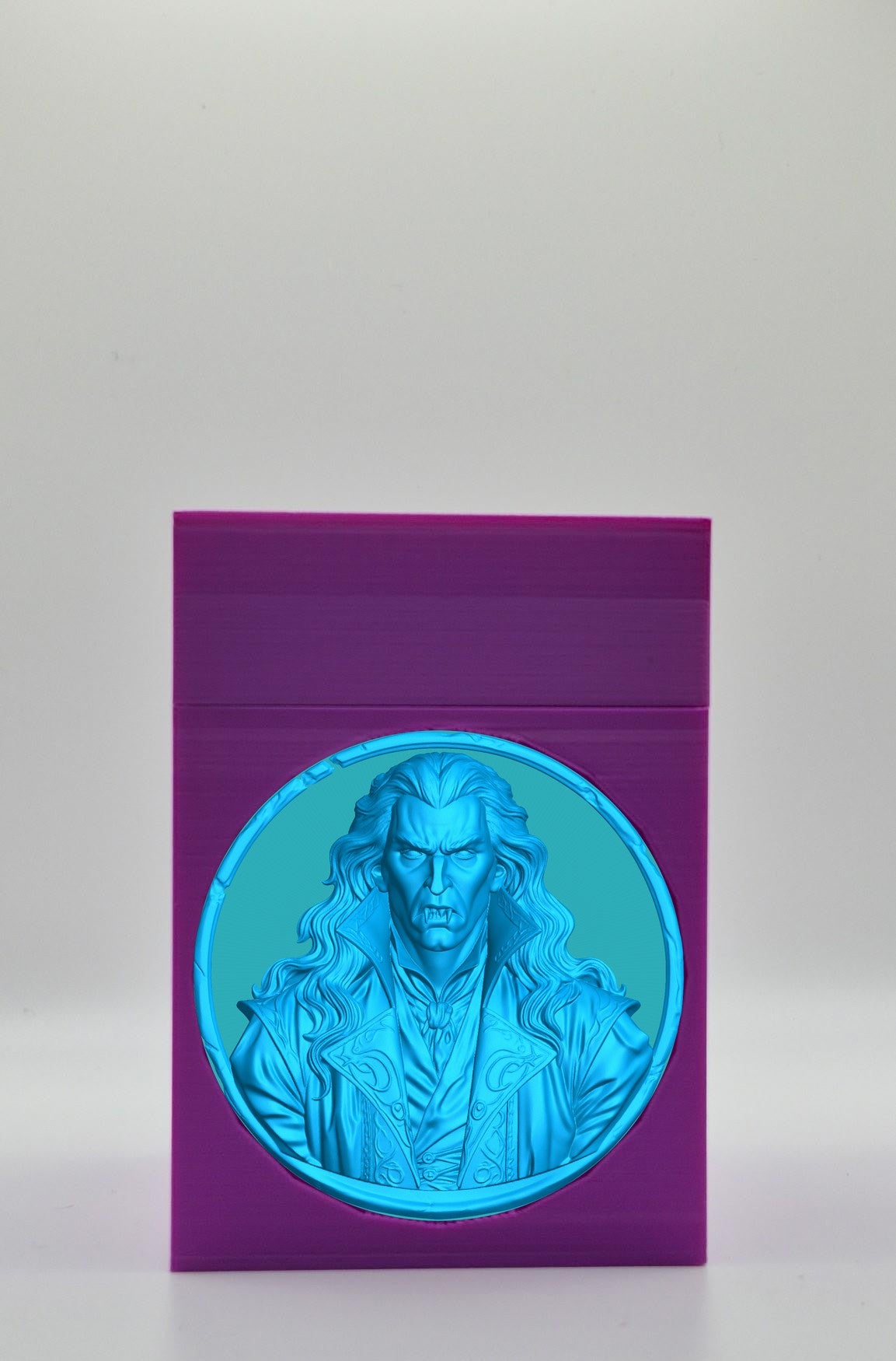Gothic Vampire Card Box — Purple