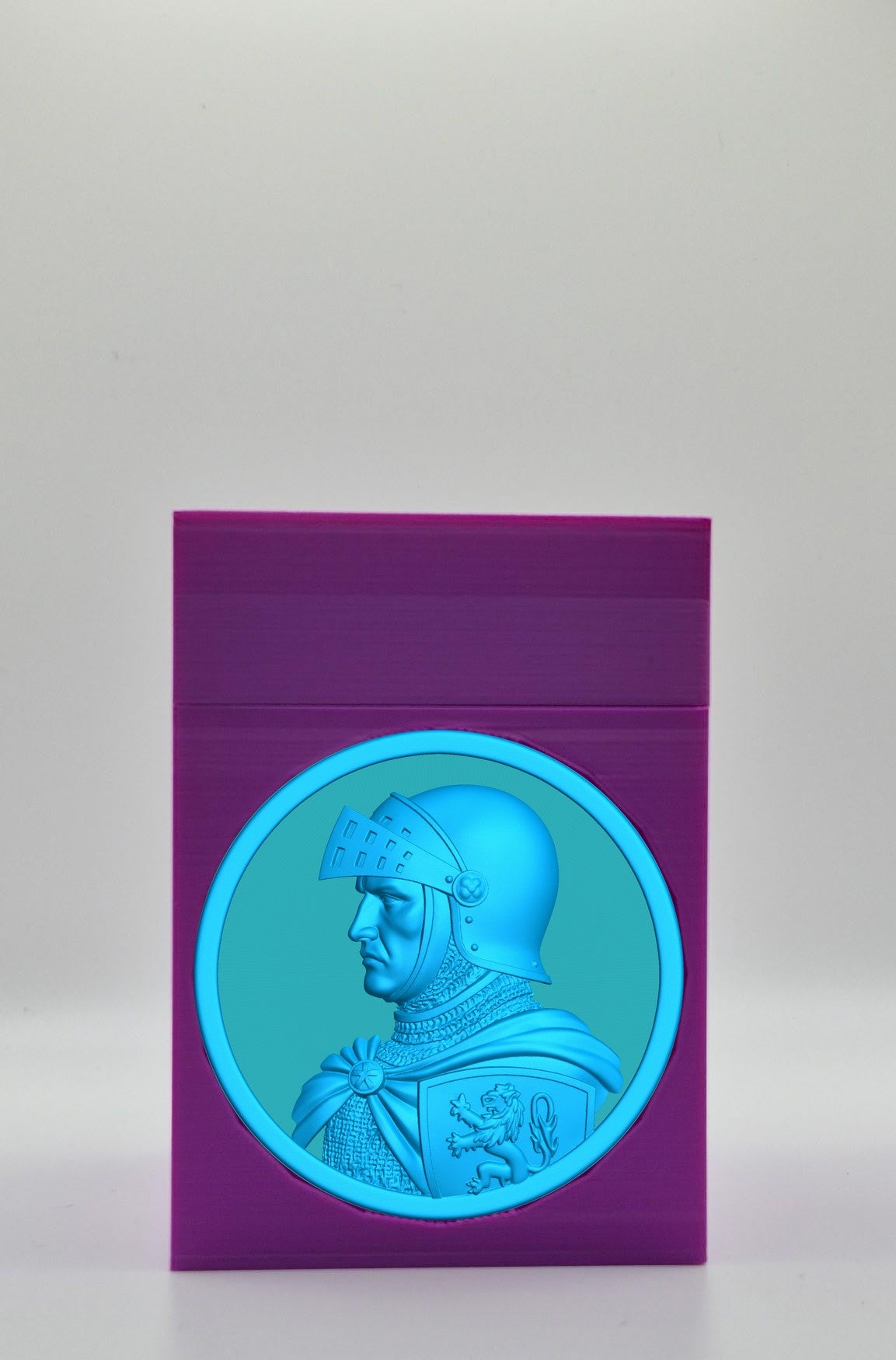 Knight Card Box — Purple