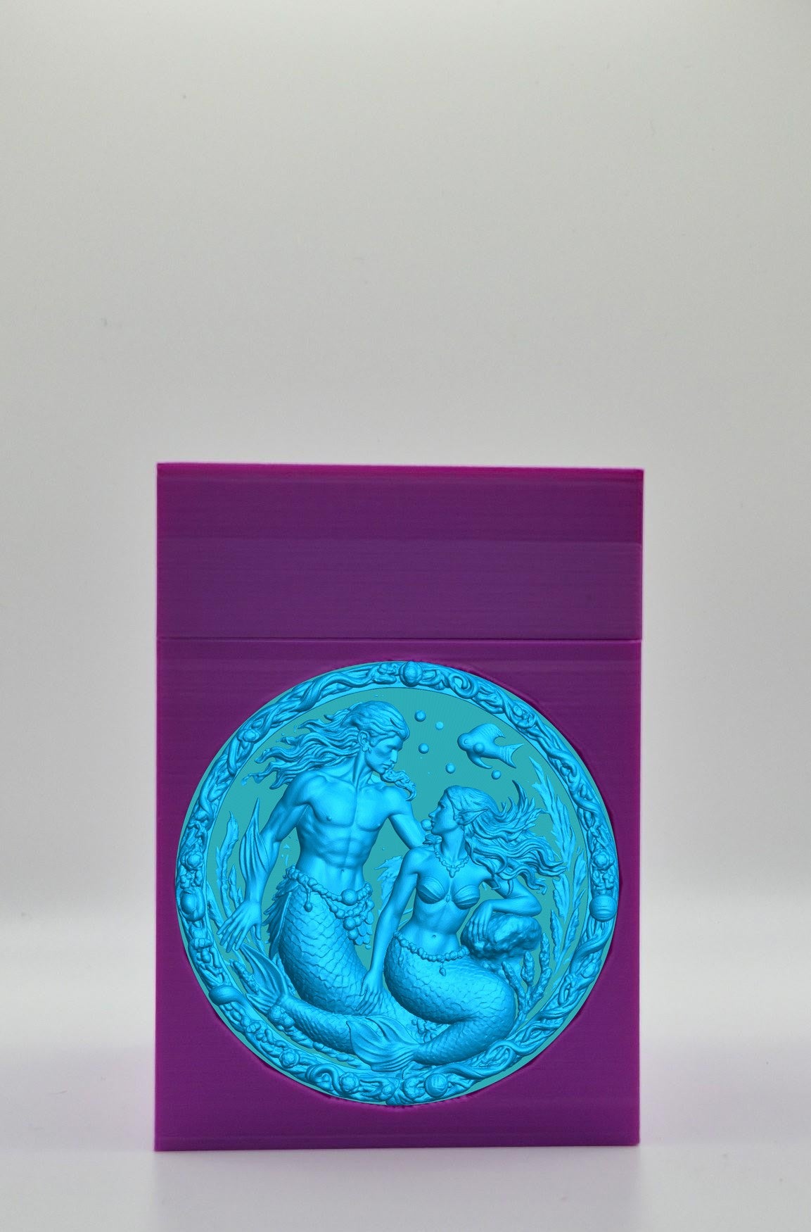 Merfolk Card Box — Purple