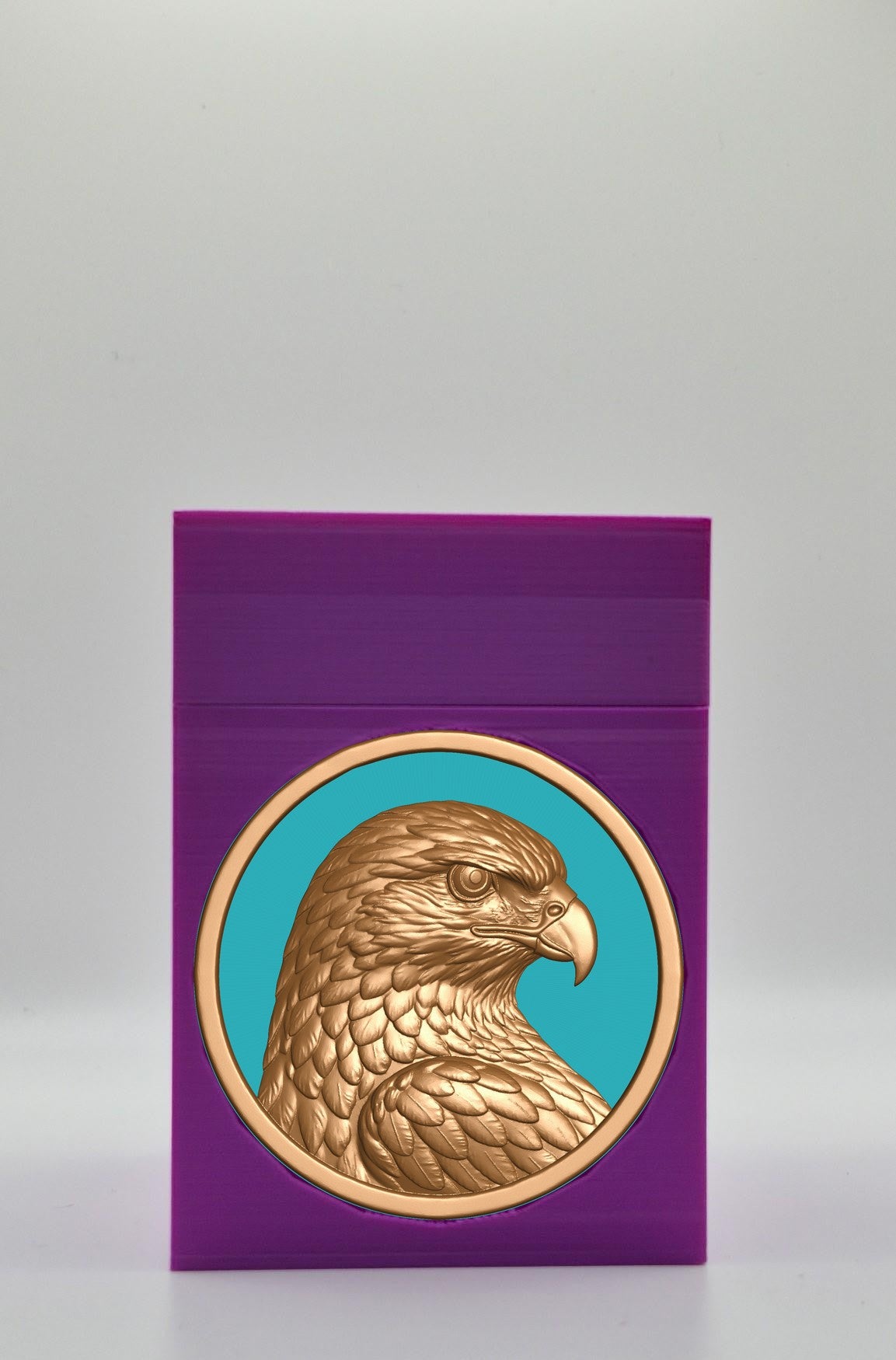 Eagle Card Box — Purple