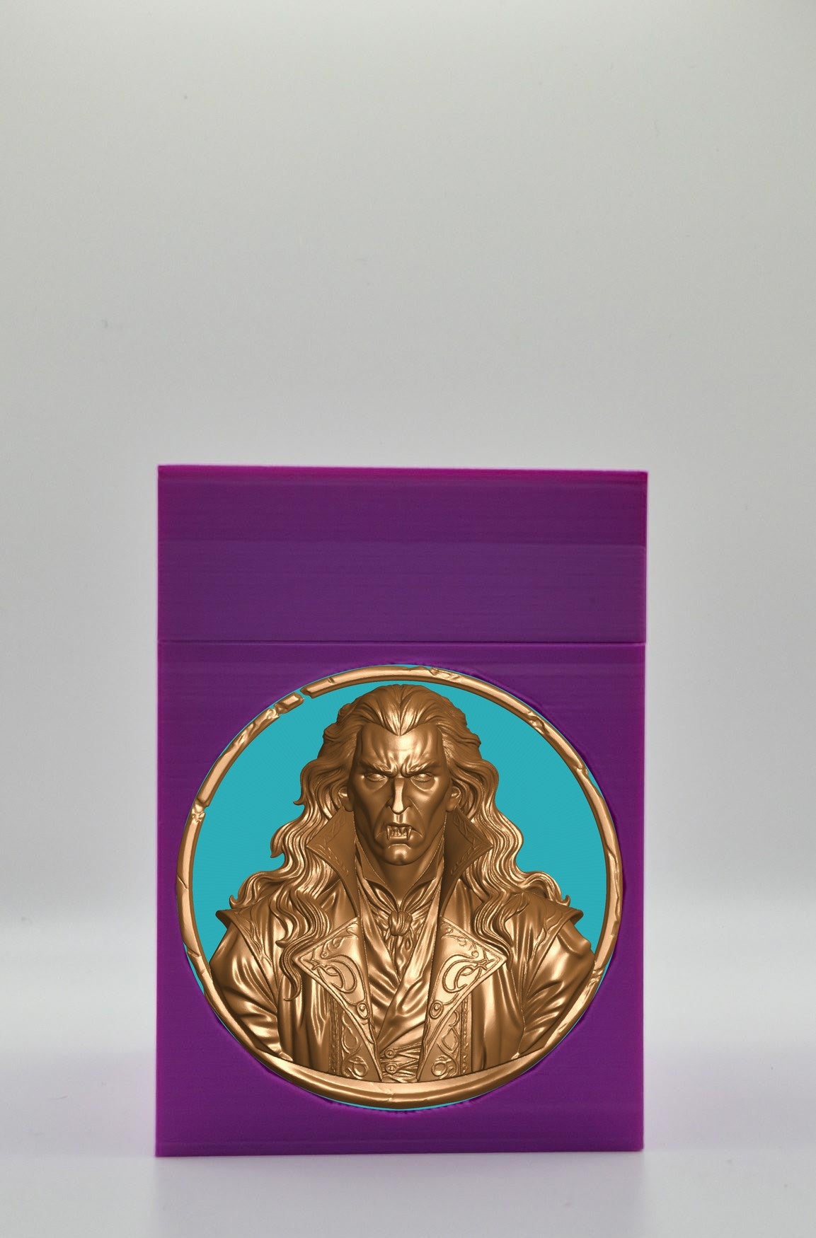 Gothic Vampire Card Box — Purple