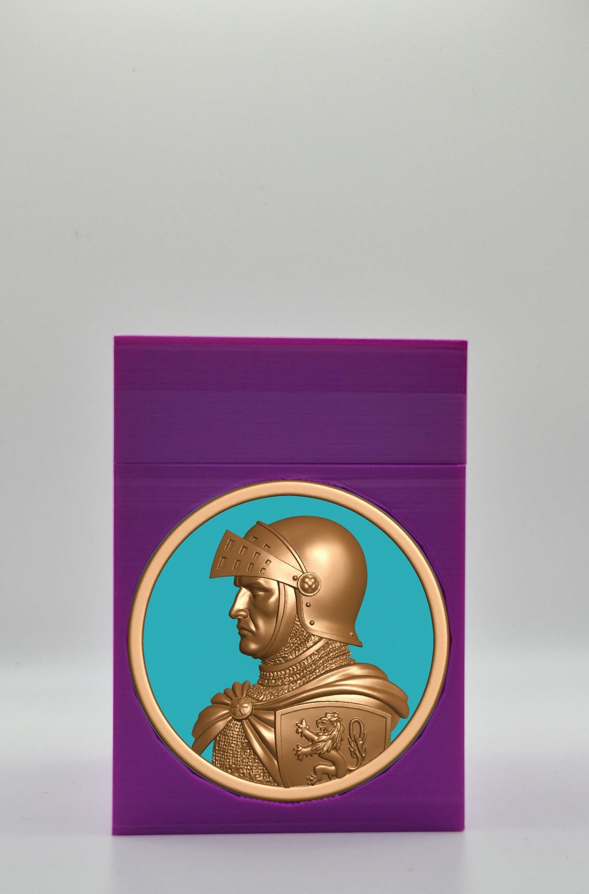Knight Card Box — Purple