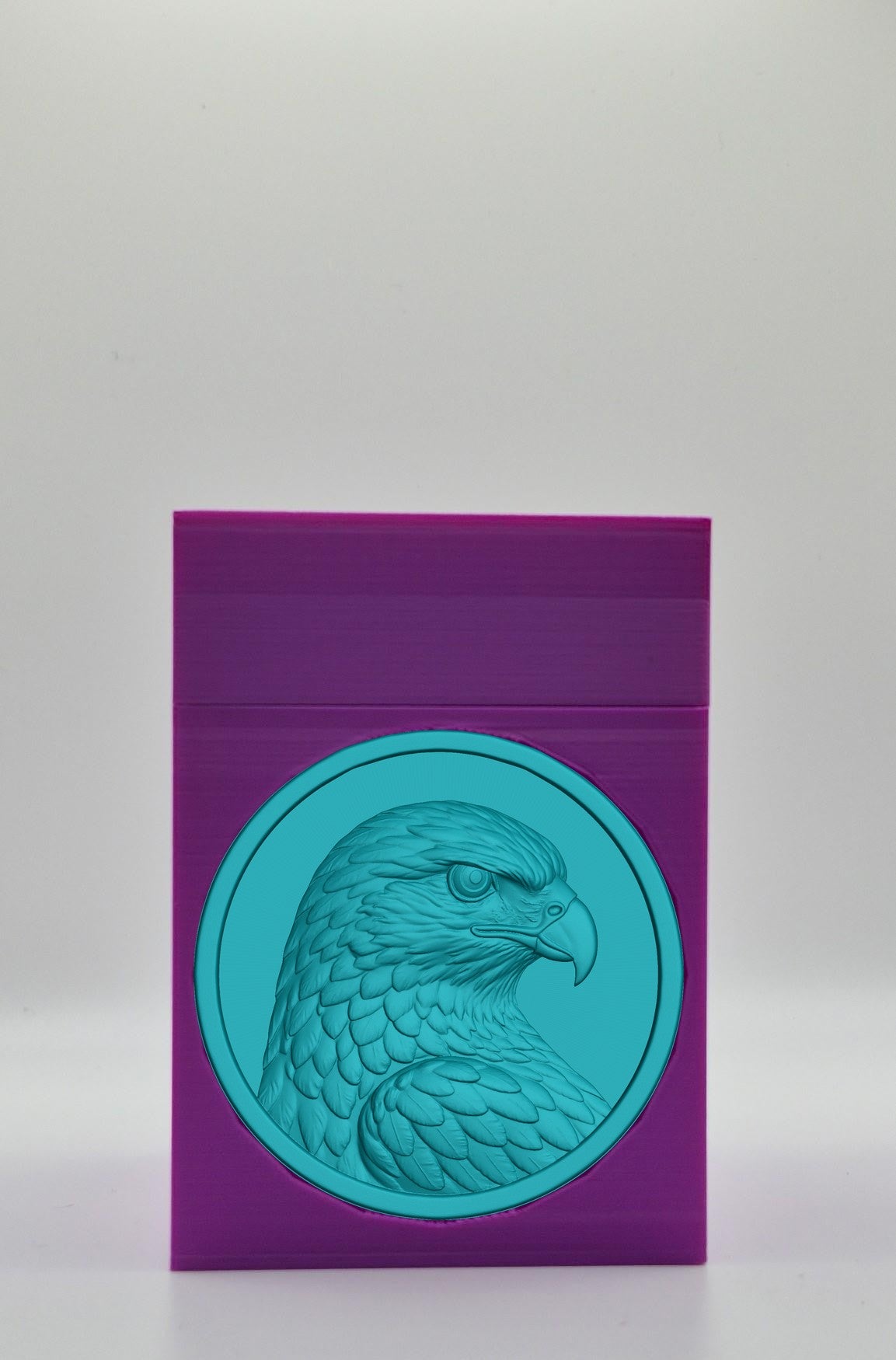 Eagle Card Box — Purple