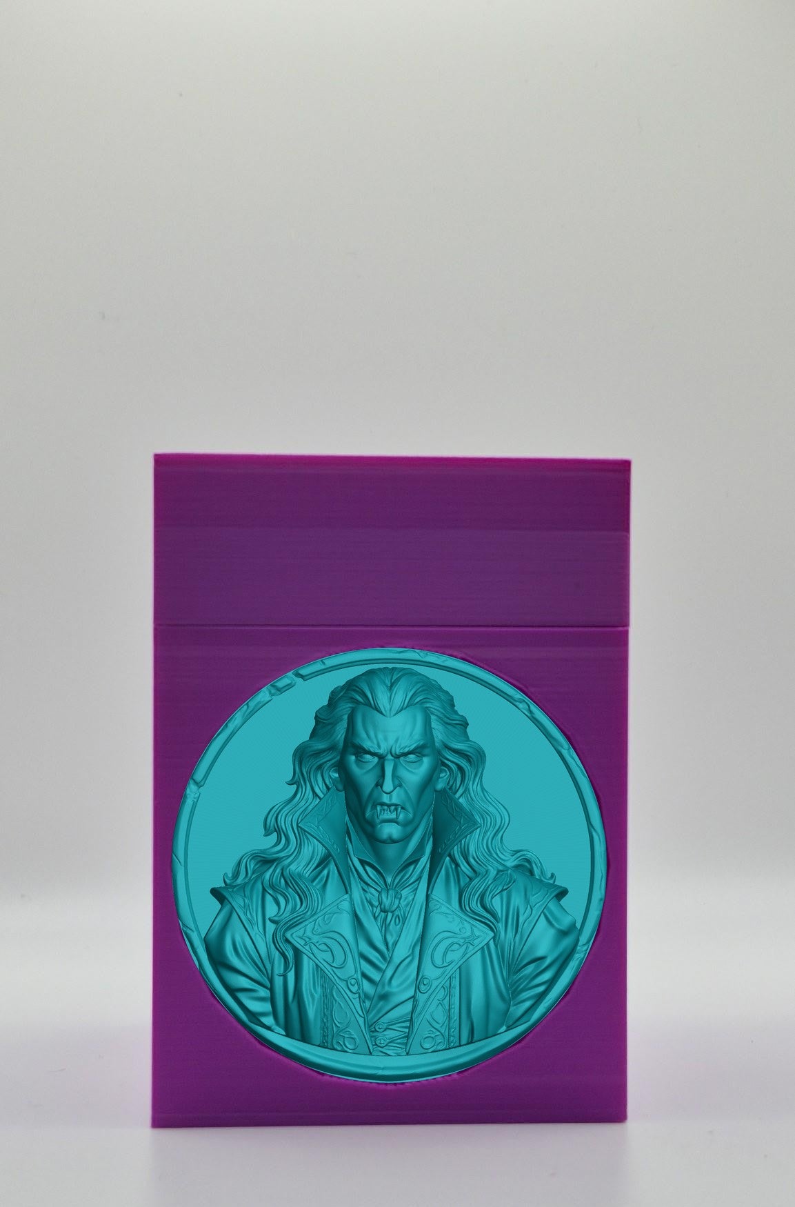Gothic Vampire Card Box — Purple