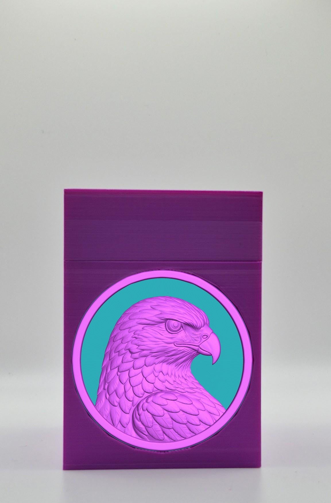Eagle Card Box — Purple