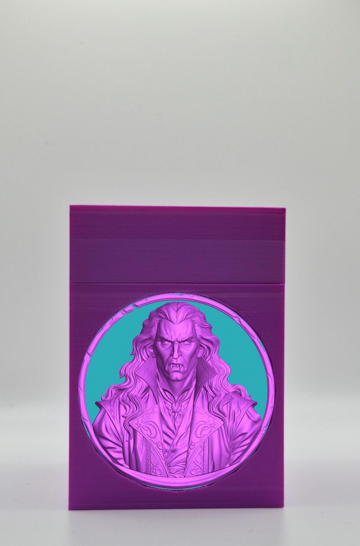 Gothic Vampire Card Box — Purple