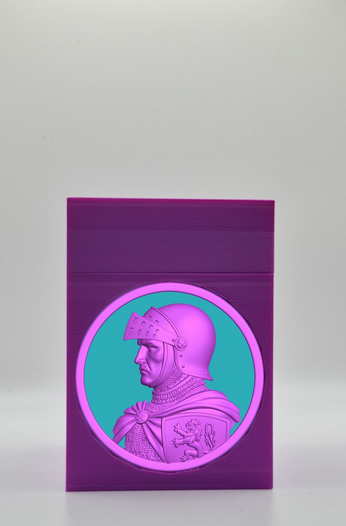 Knight Card Box — Purple