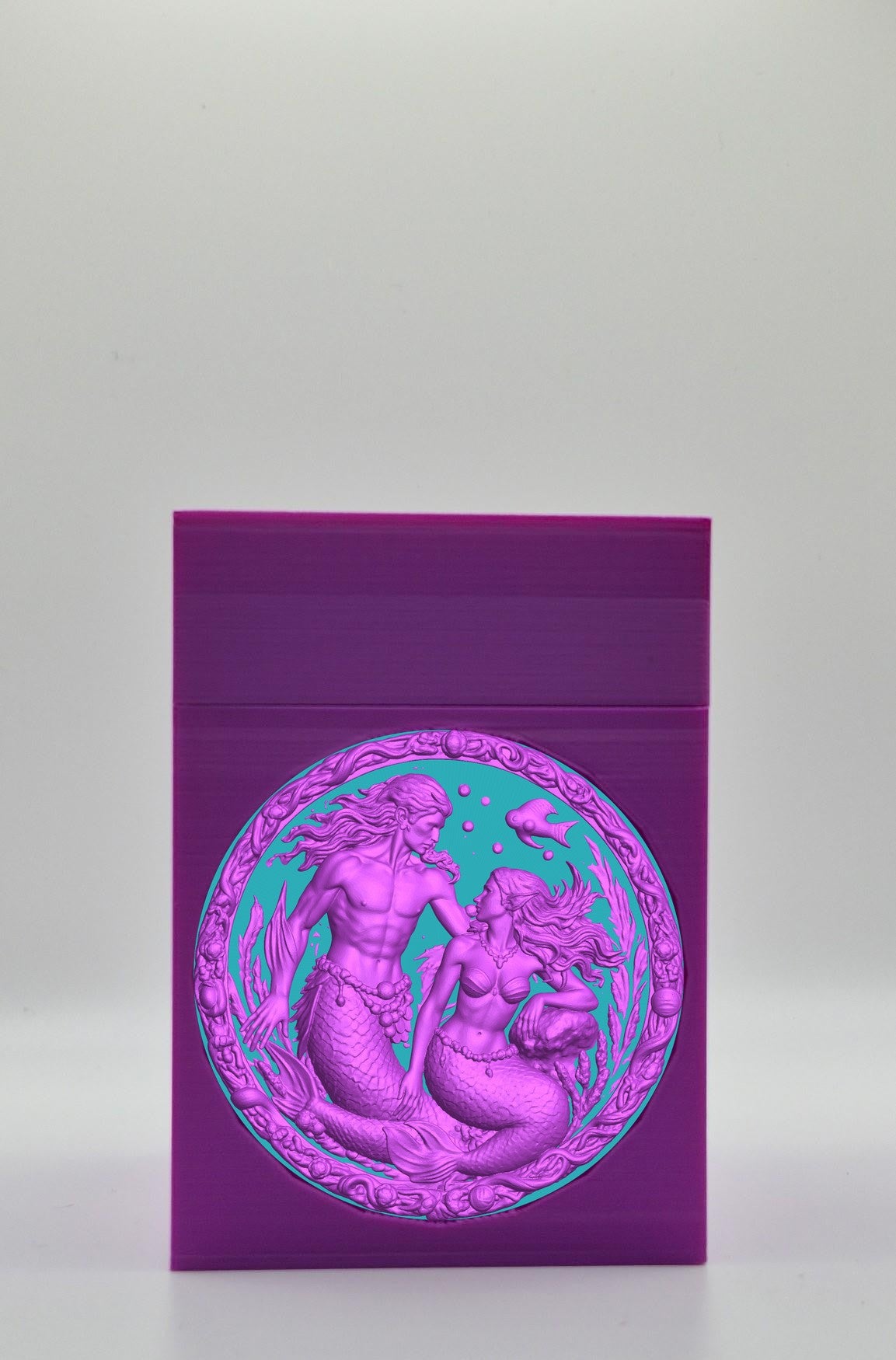 Merfolk Card Box — Purple