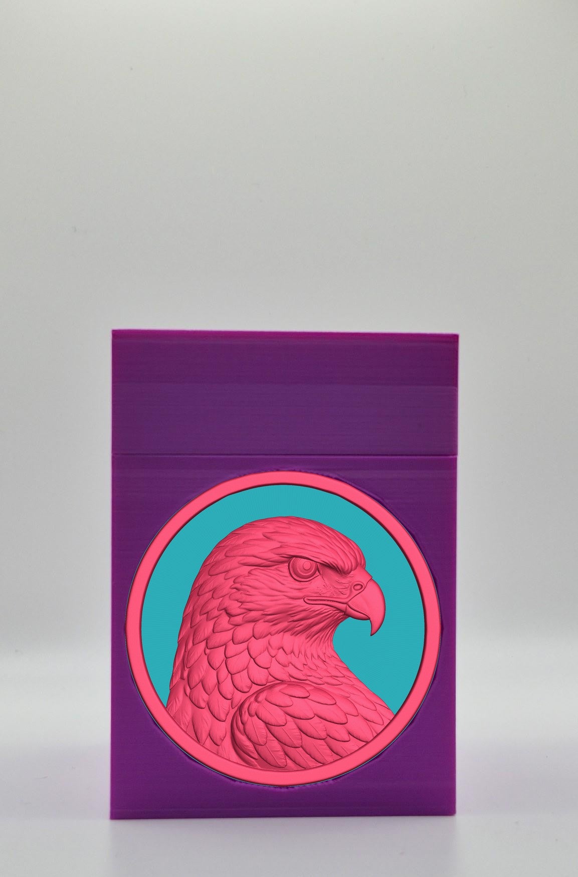 Eagle Card Box — Purple