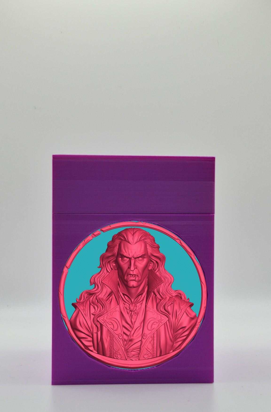 Gothic Vampire Card Box — Purple