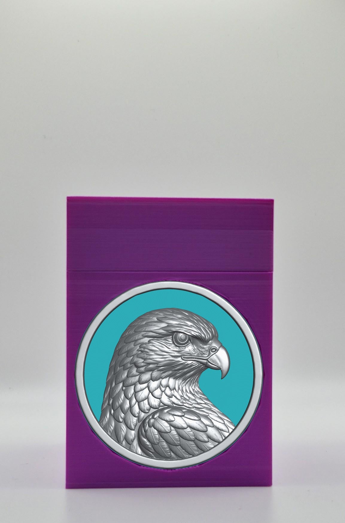 Eagle Card Box — Purple