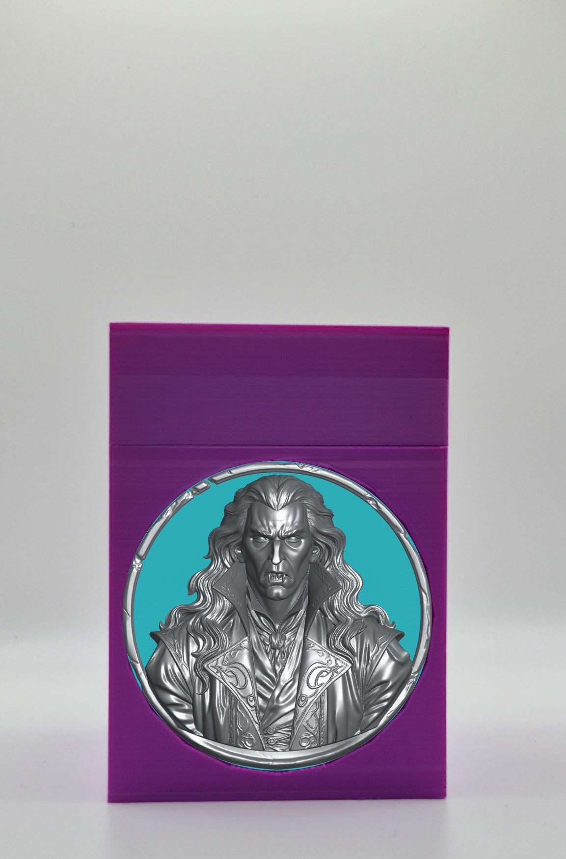 Gothic Vampire Card Box — Purple