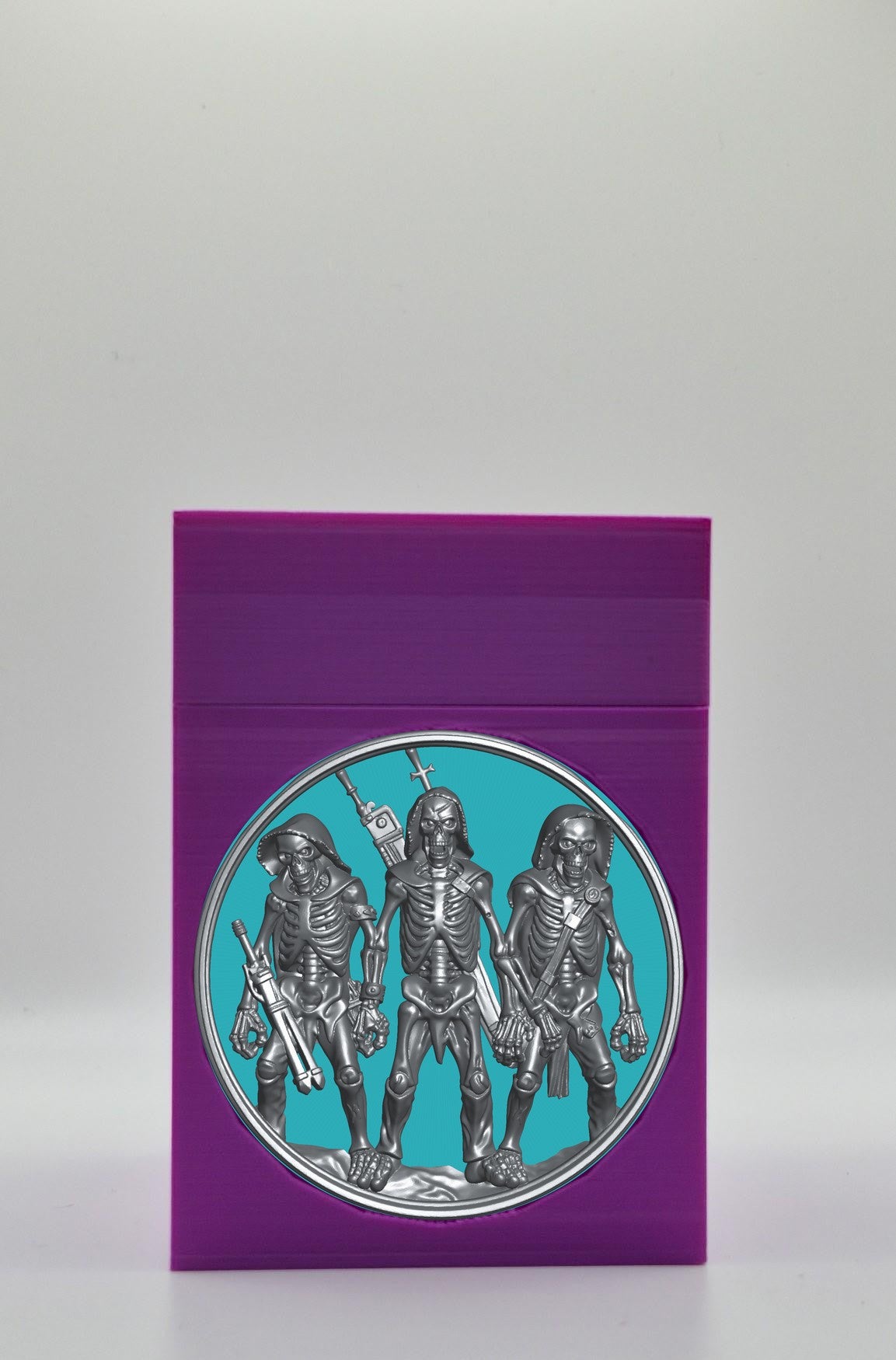 Skeleton Army Card Box — Purple