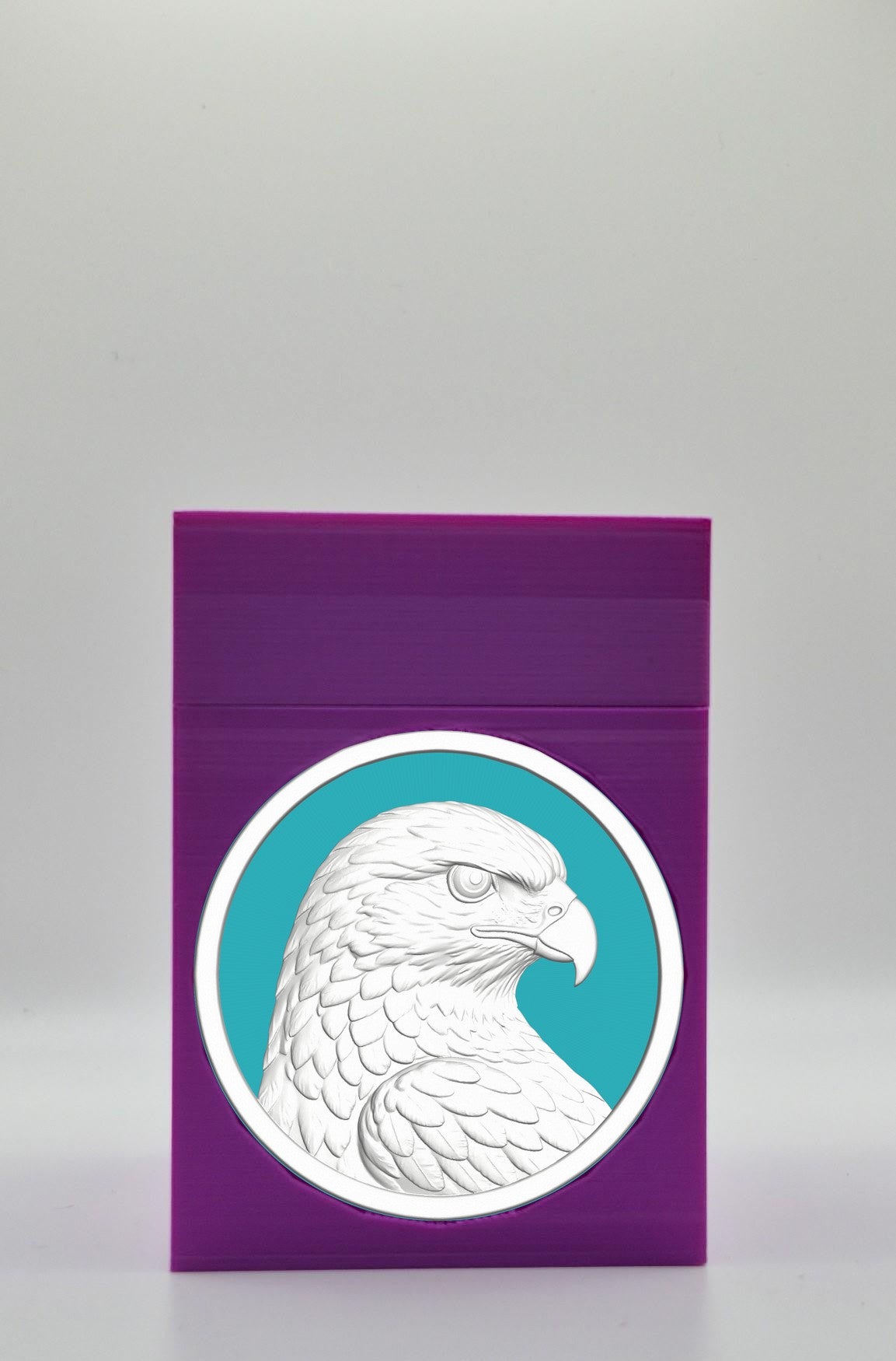 Eagle Card Box — Purple