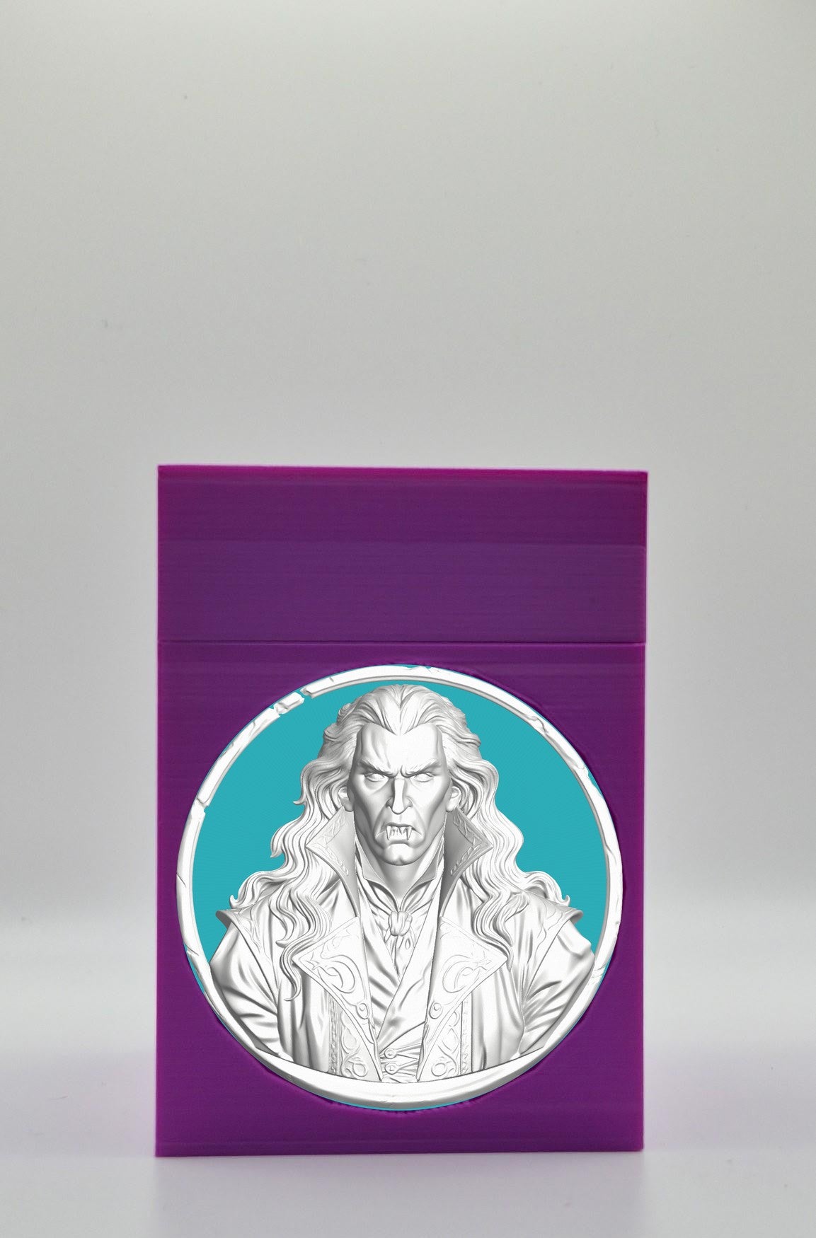 Gothic Vampire Card Box — Purple