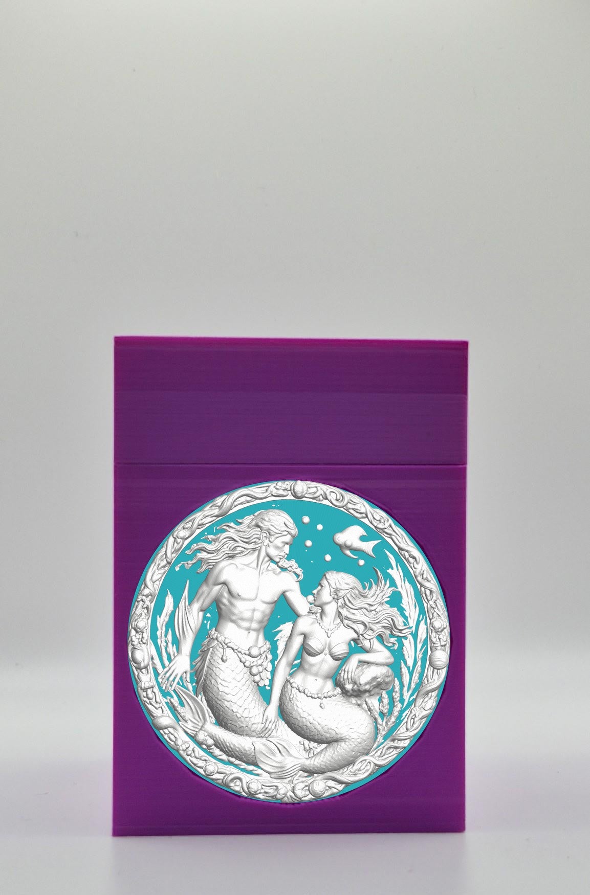 Merfolk Card Box — Purple