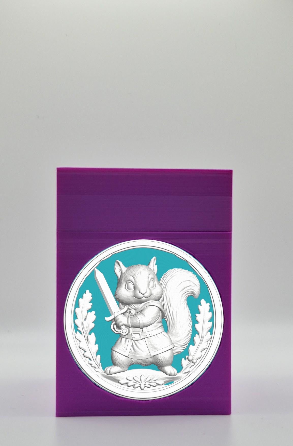 Squirrel Card Box — Purple