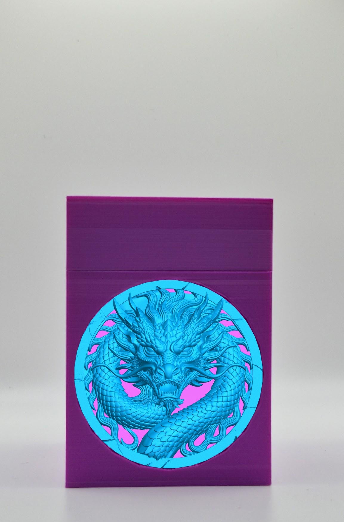 Dragon Card Box — Purple