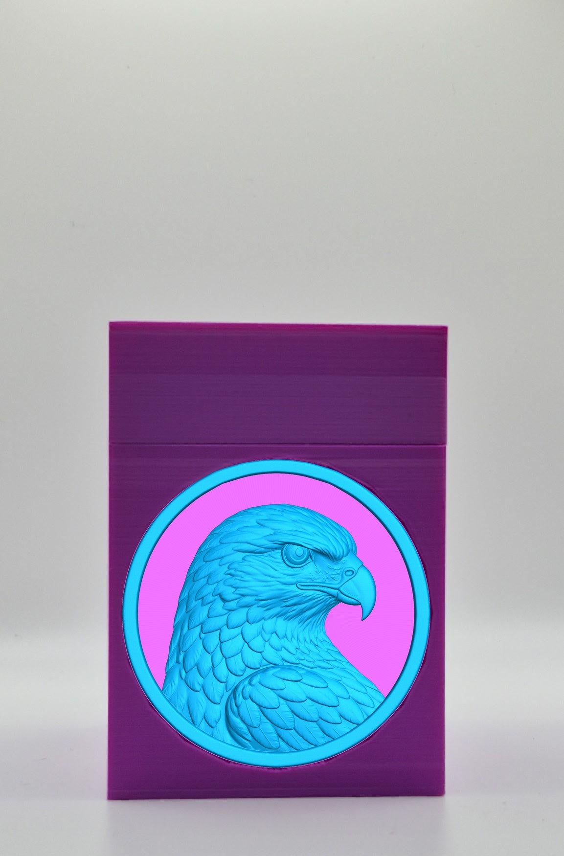 Eagle Card Box — Purple