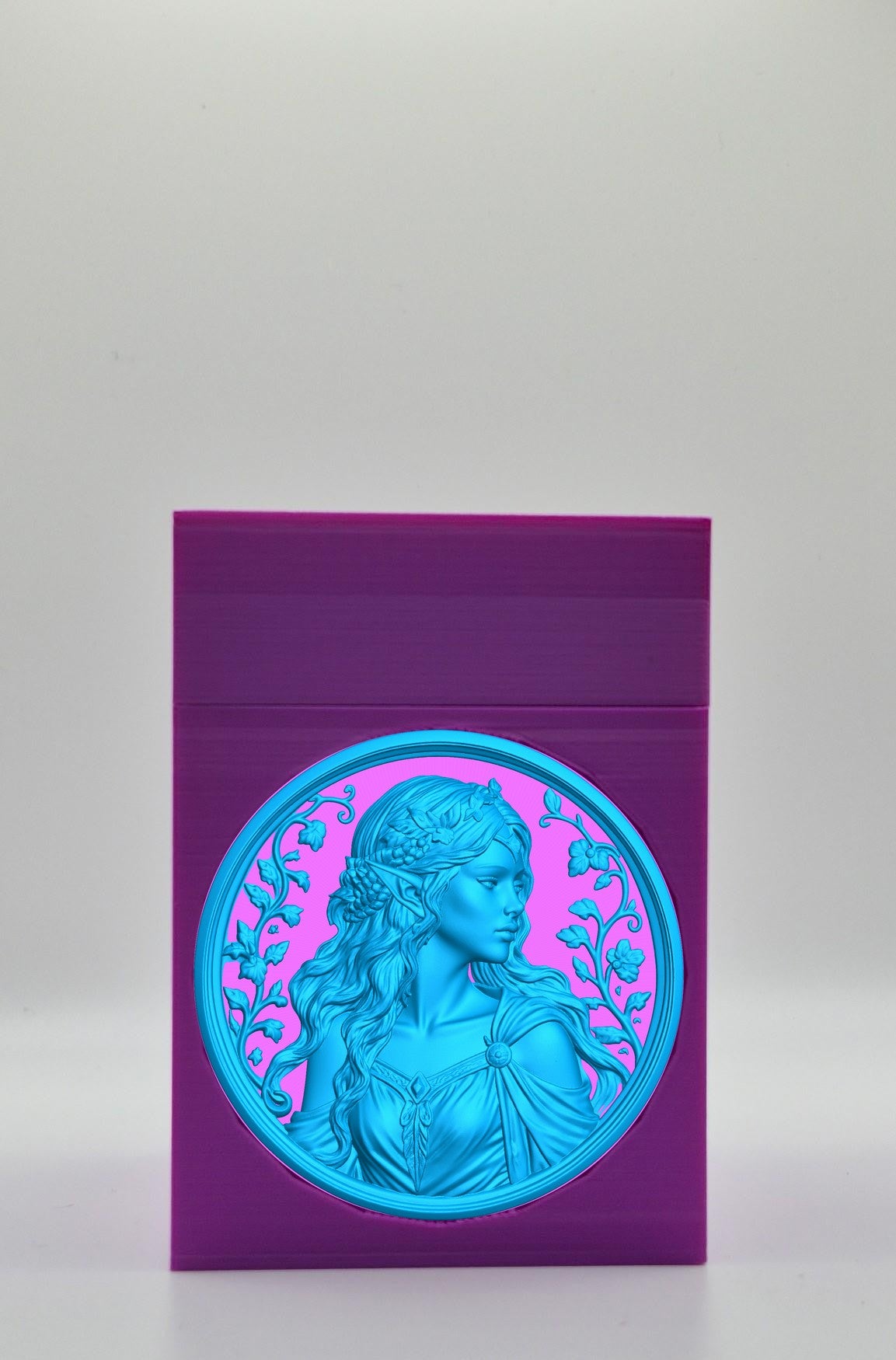 Elf Maiden Card Box — Purple