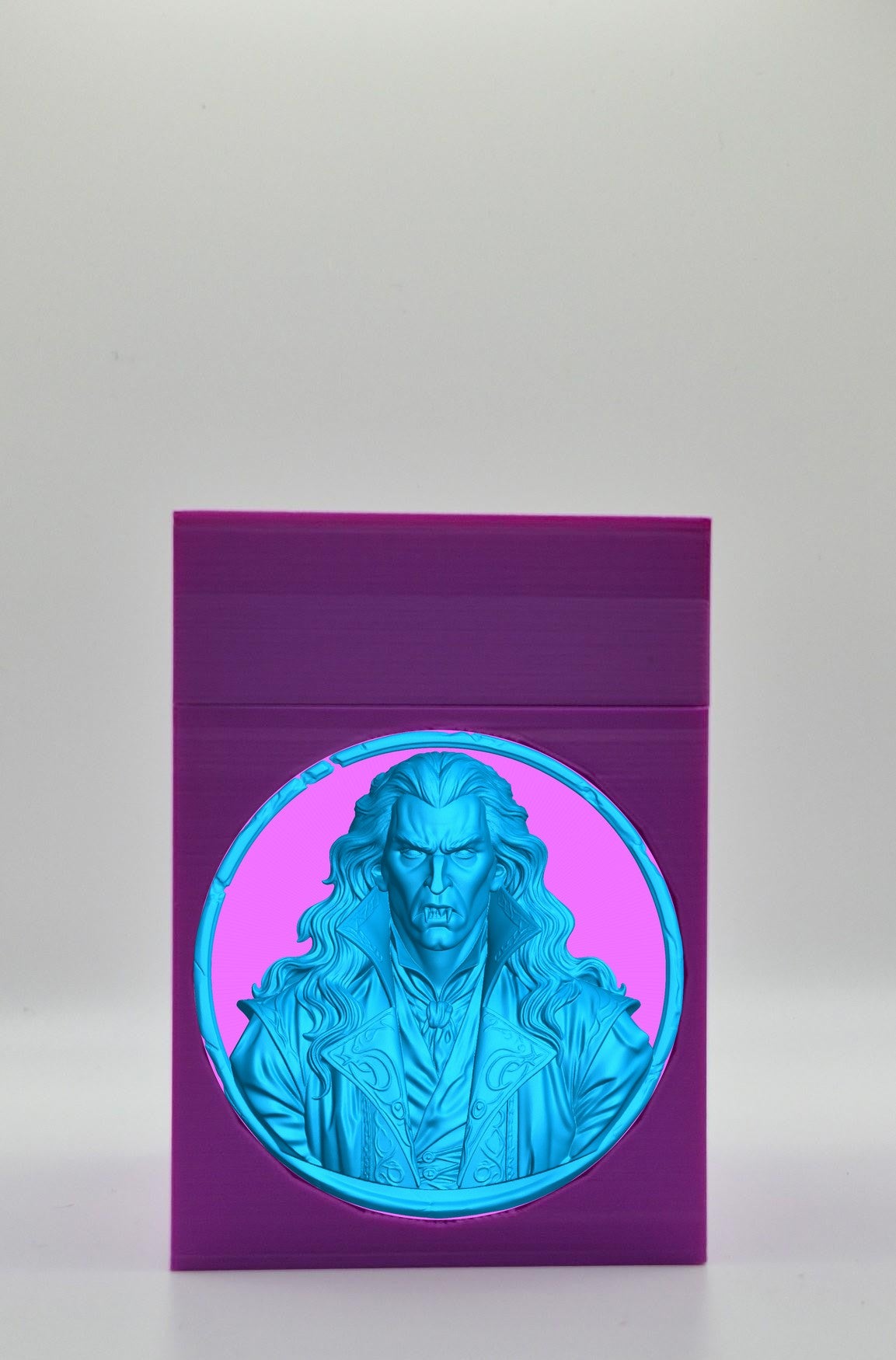 Gothic Vampire Card Box — Purple