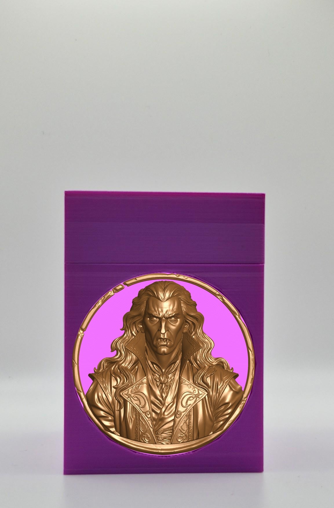Gothic Vampire Card Box — Purple