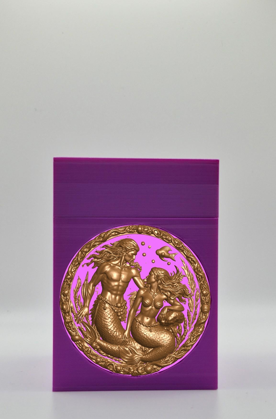 Merfolk Card Box — Purple