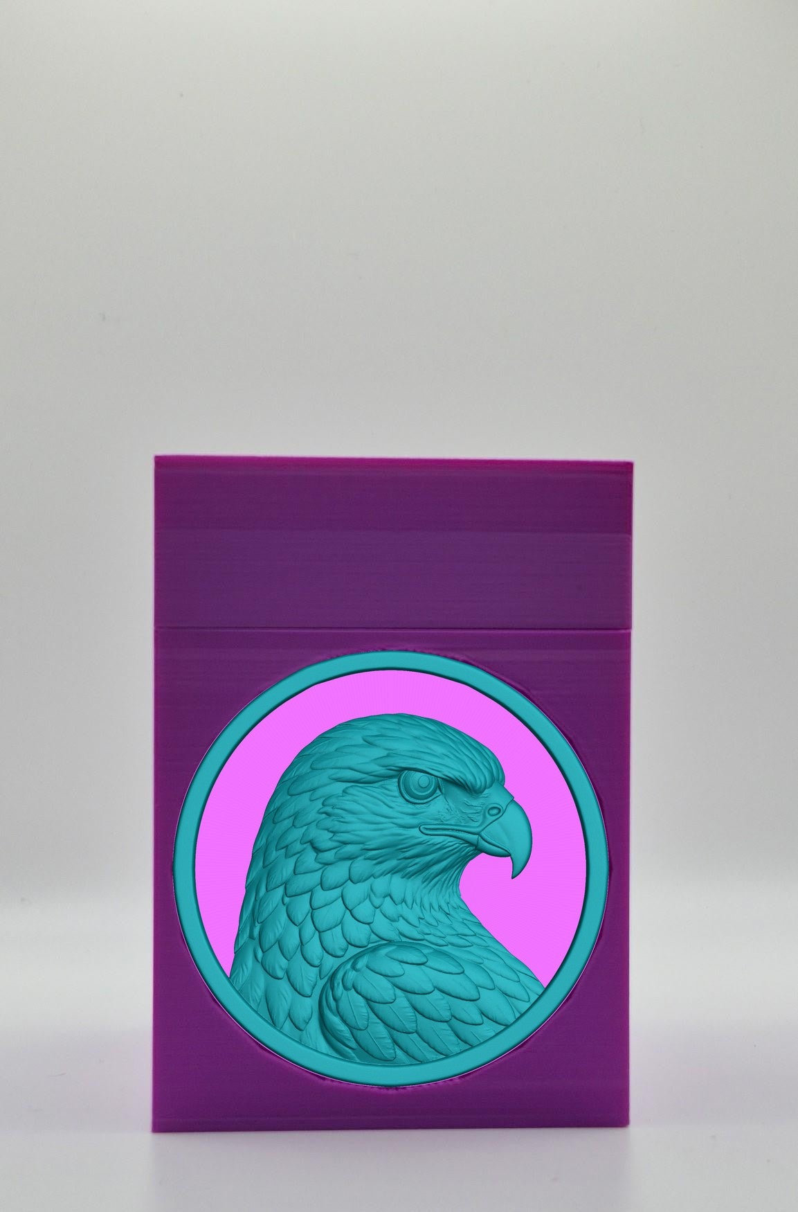 Eagle Card Box — Purple