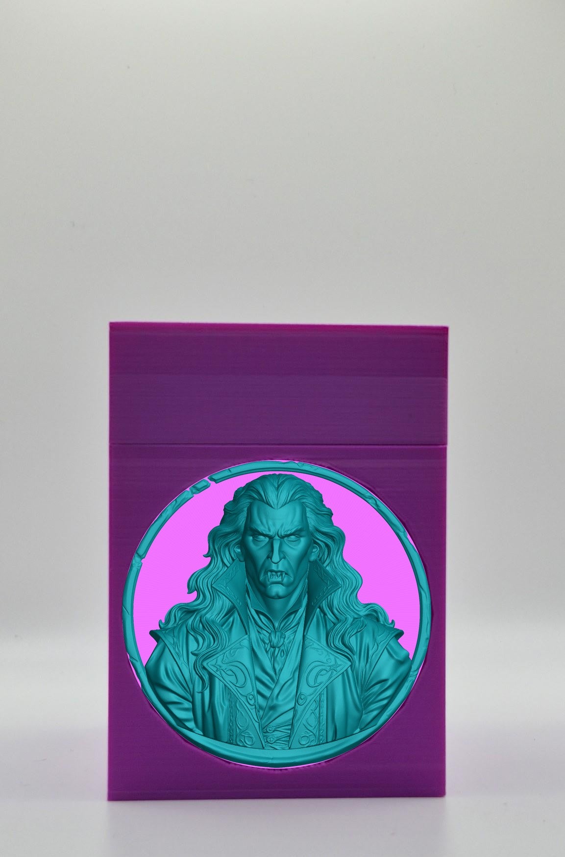 Gothic Vampire Card Box — Purple